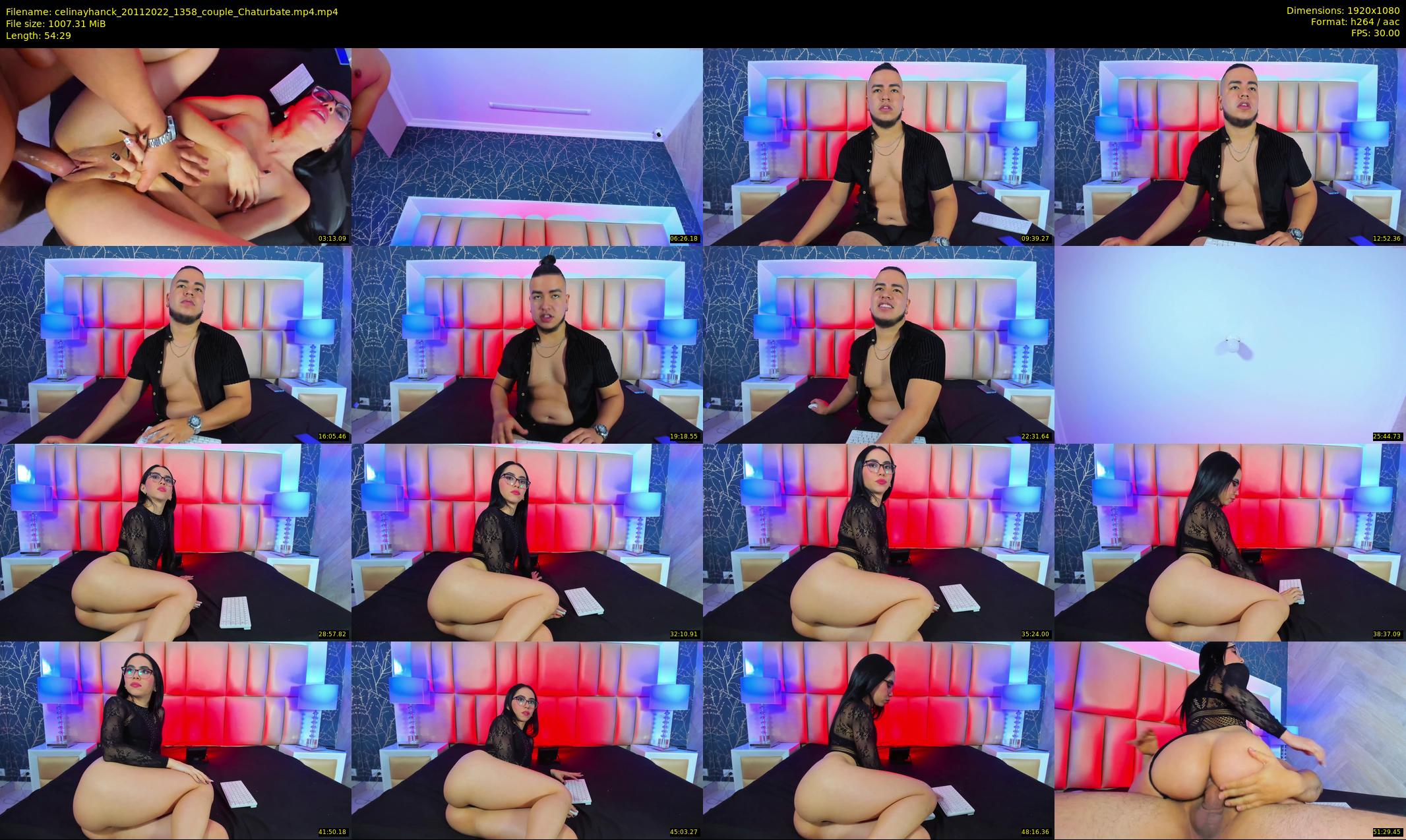 celinayhanck — 55 minute Chaturbate couple cam show recording, 1080p, Nov 20, 2022