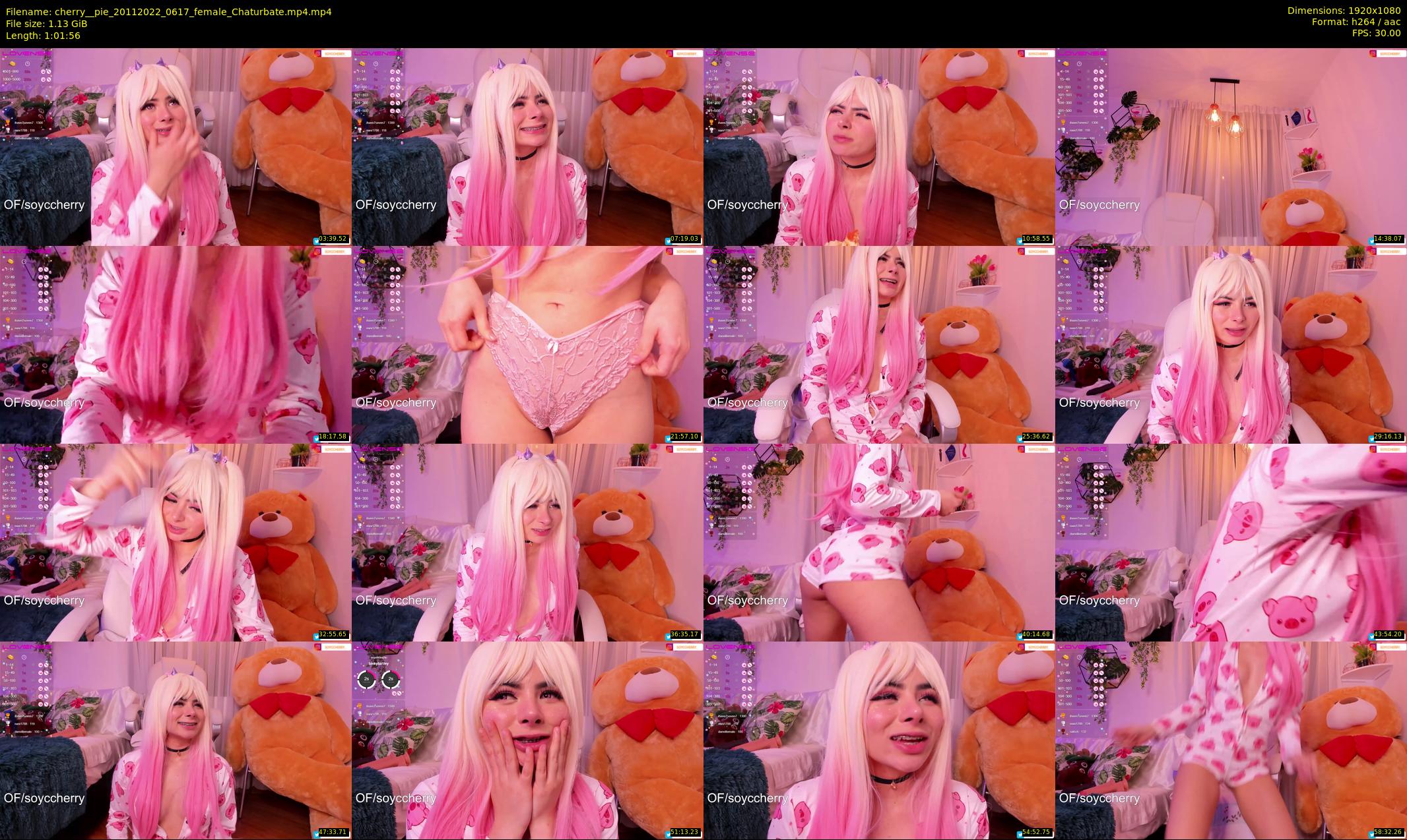cherry__pie — 62 minute Chaturbate female cam show recording, 1080p, Nov 20, 2022