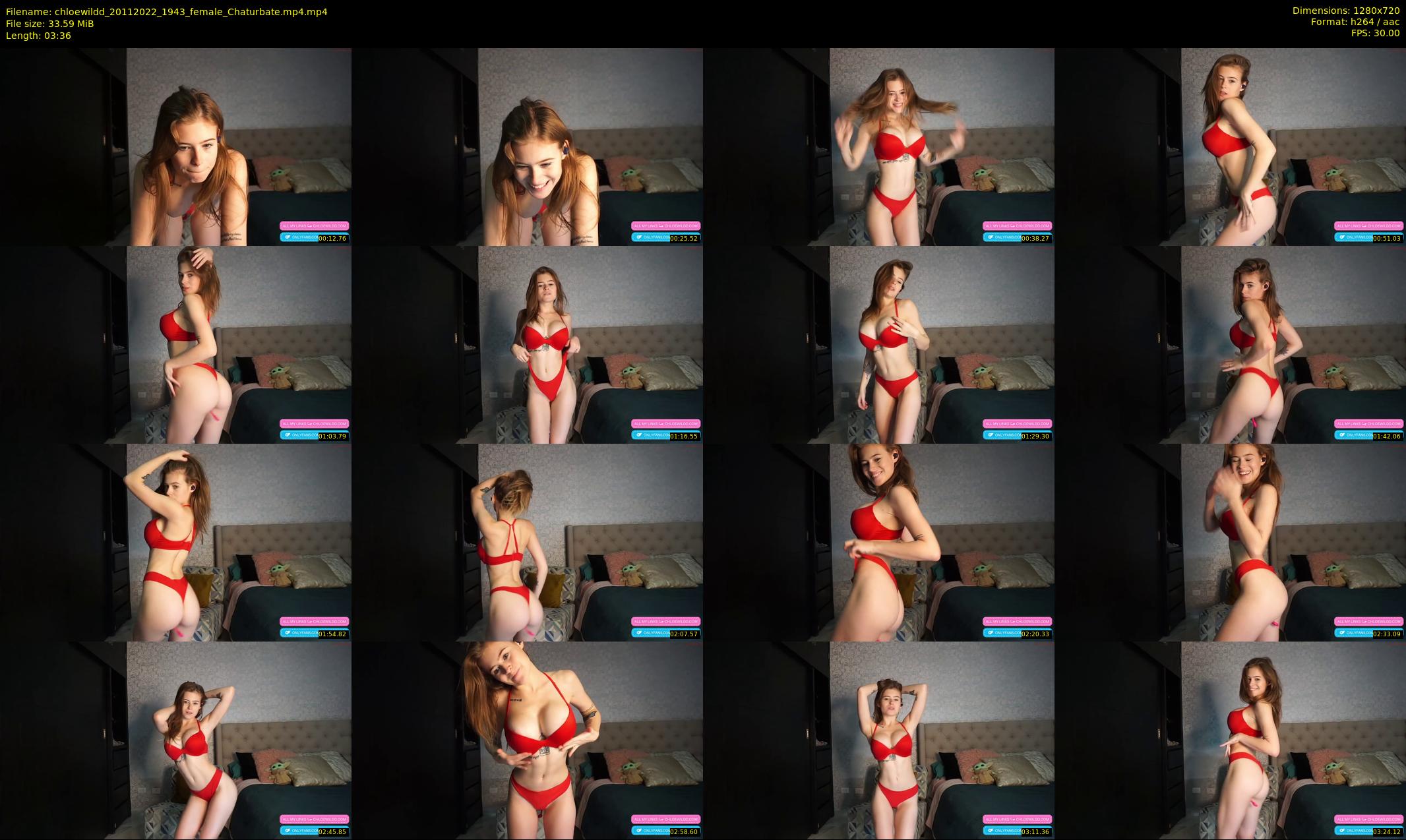 chloewildd — 4 minute Chaturbate female cam show recording, 720p, Nov 20, 2022
