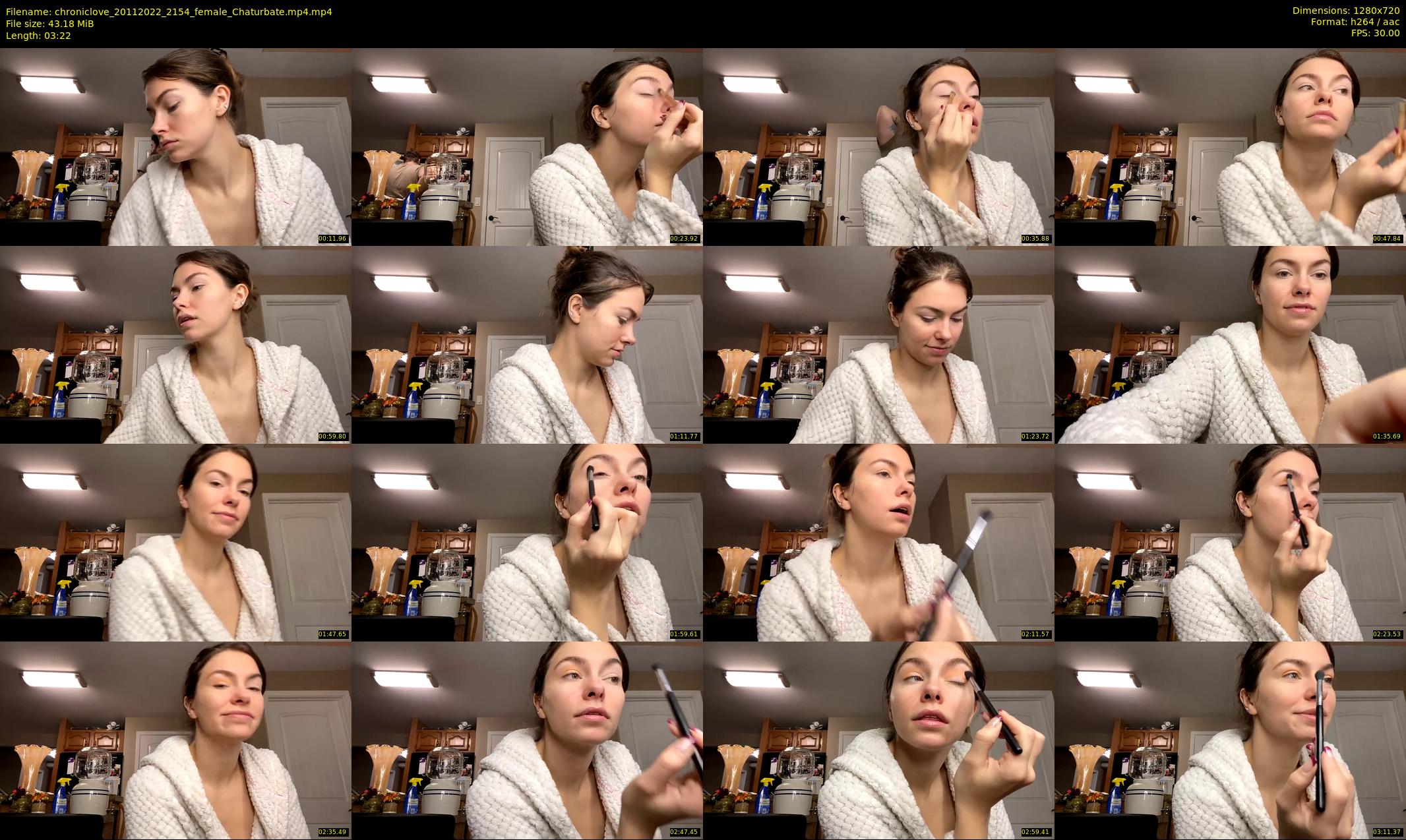 chroniclove — 4 minute Chaturbate female cam show recording, 720p, Nov 20, 2022