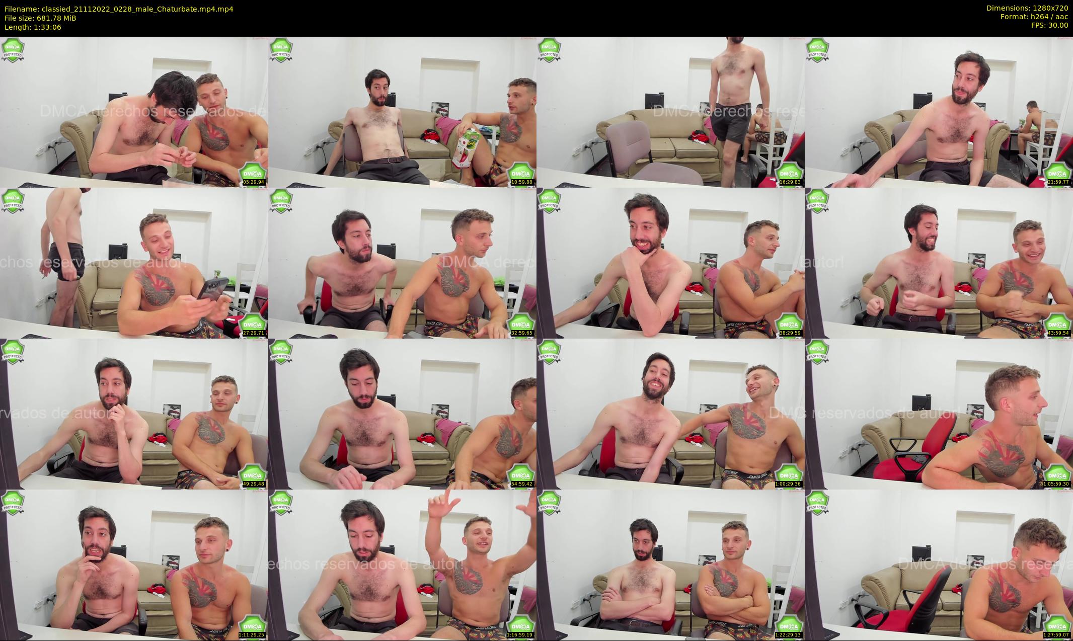 classied — 94 minute Chaturbate male cam show recording, 720p, Nov 21, 2022