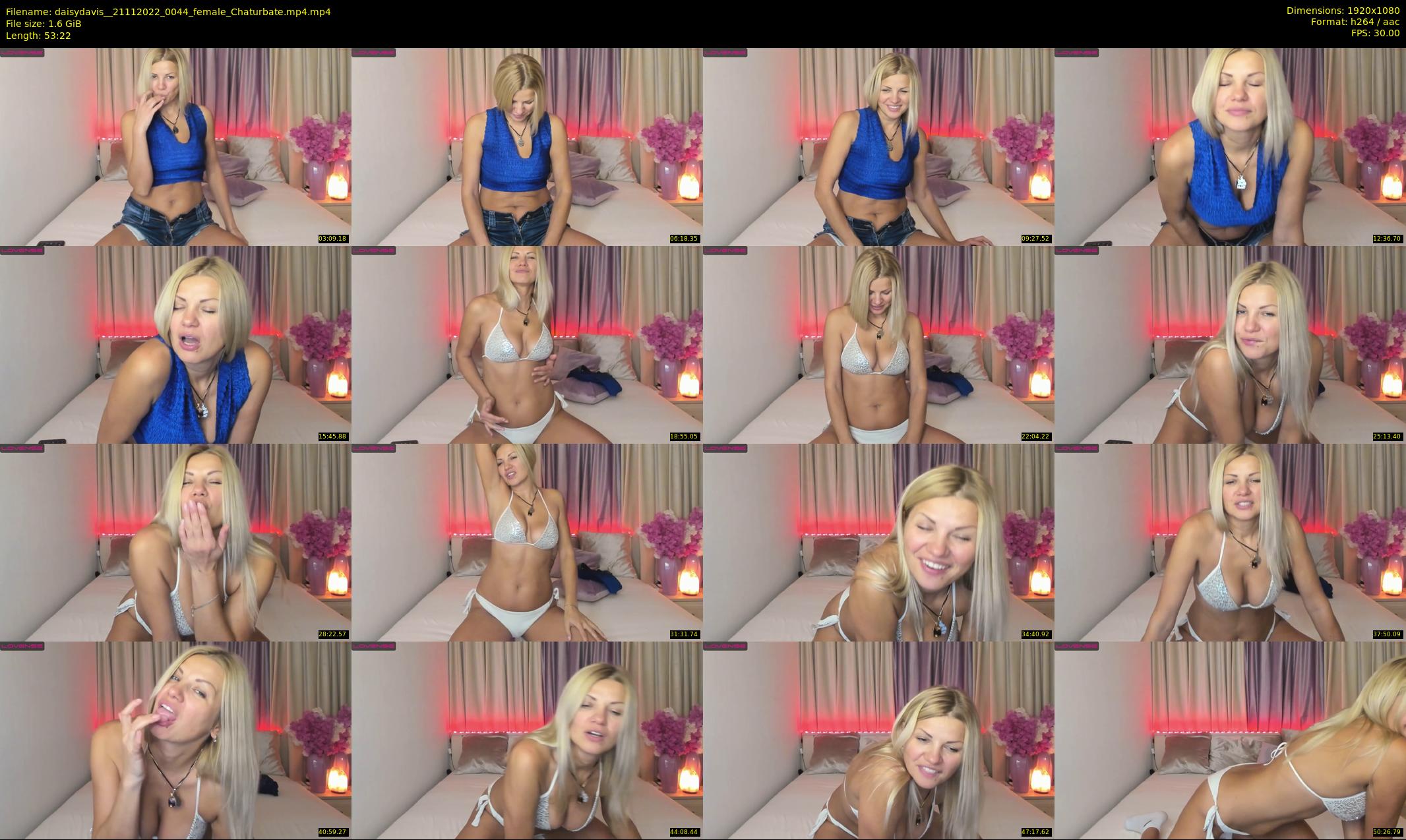 daisydavis_ — 54 minute Chaturbate female cam show recording, 1080p, Nov 21, 2022