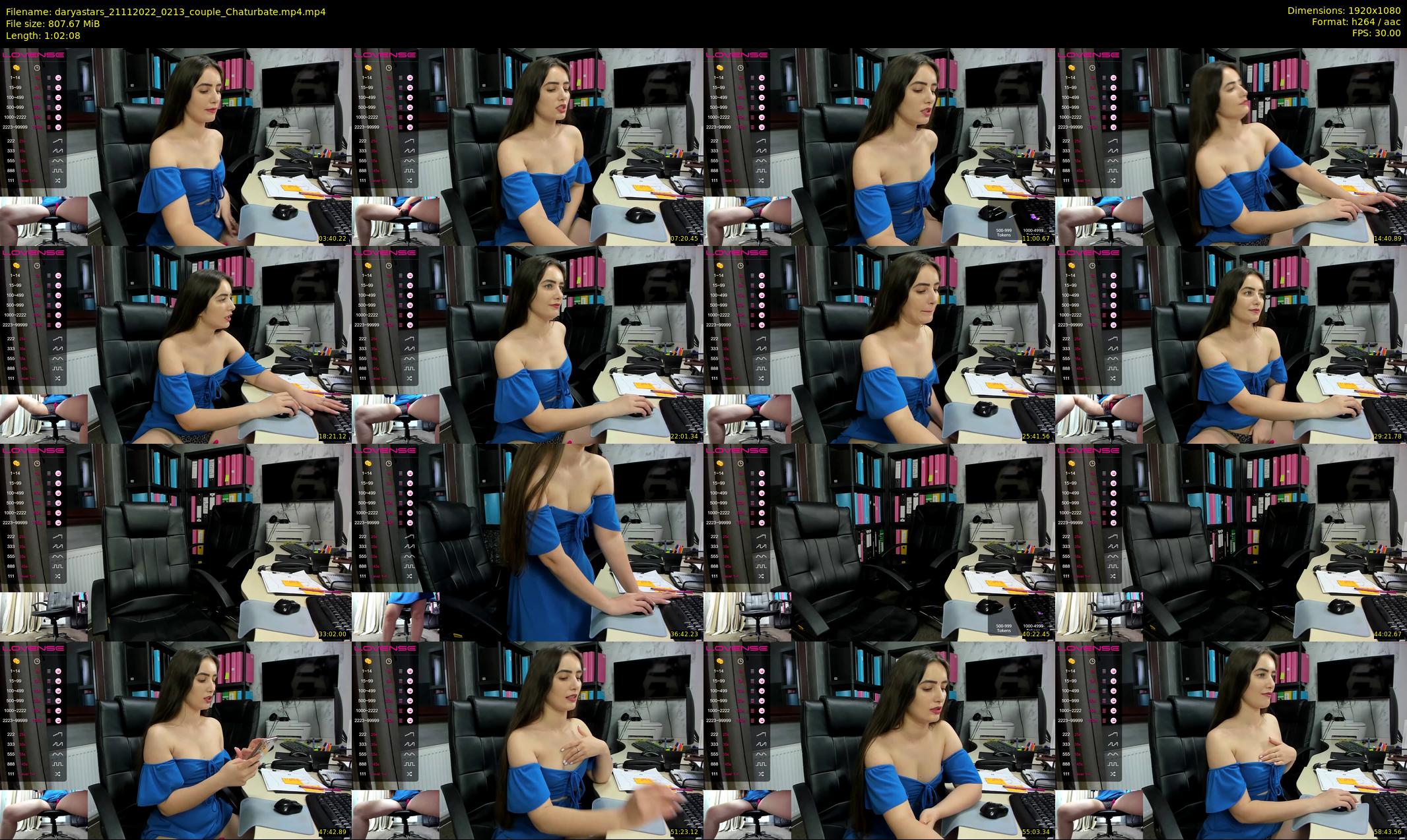 daryastars — 63 minute Chaturbate couple cam show recording, 1080p, Nov 21, 2022