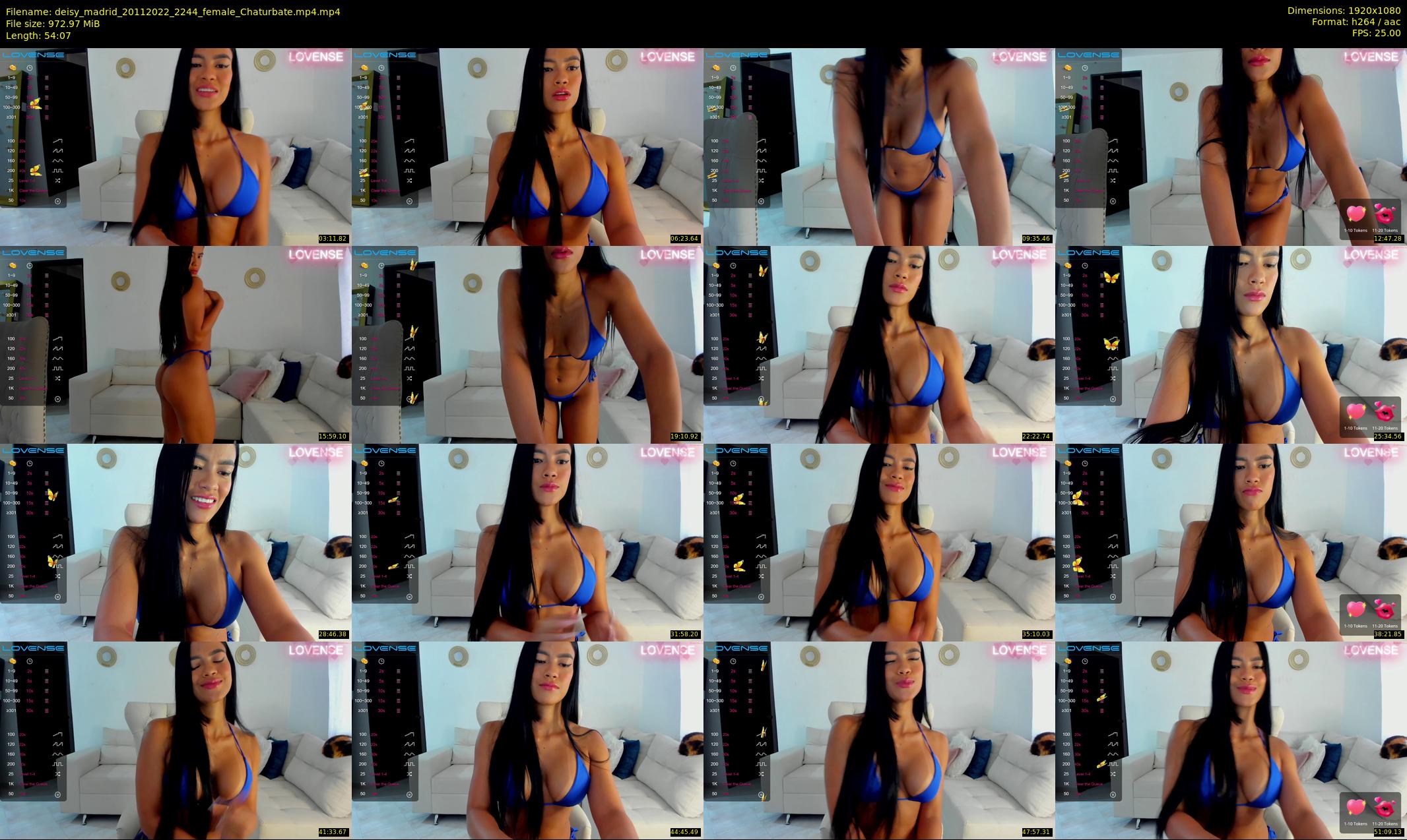 deisy_madrid — 55 minute Chaturbate female cam show recording, 1080p, Nov 20, 2022