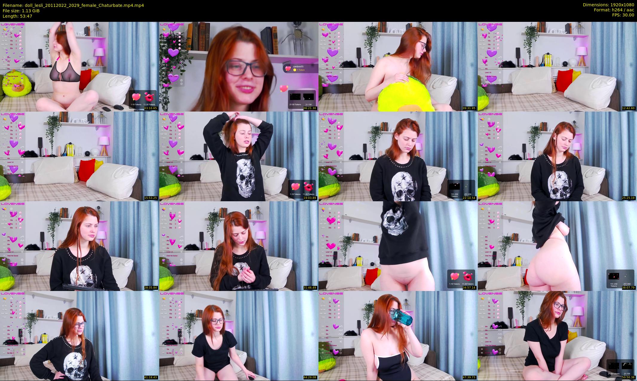 doll_lesli — 54 minute Chaturbate female cam show recording, 1080p, Nov 20, 2022