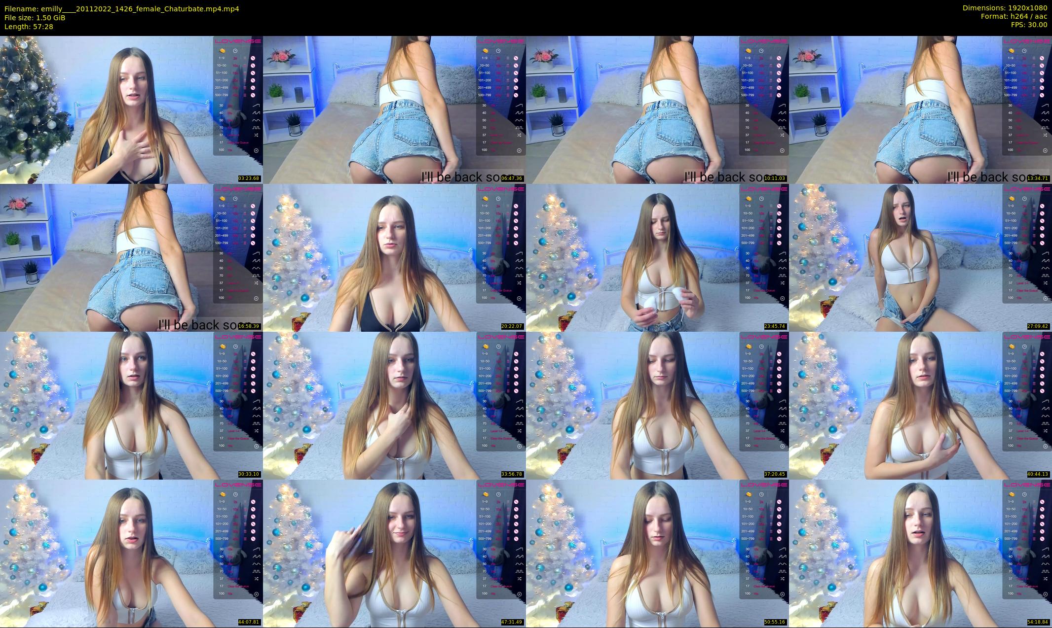 emilly___ — 58 minute Chaturbate female cam show recording, 1080p, Nov 20, 2022
