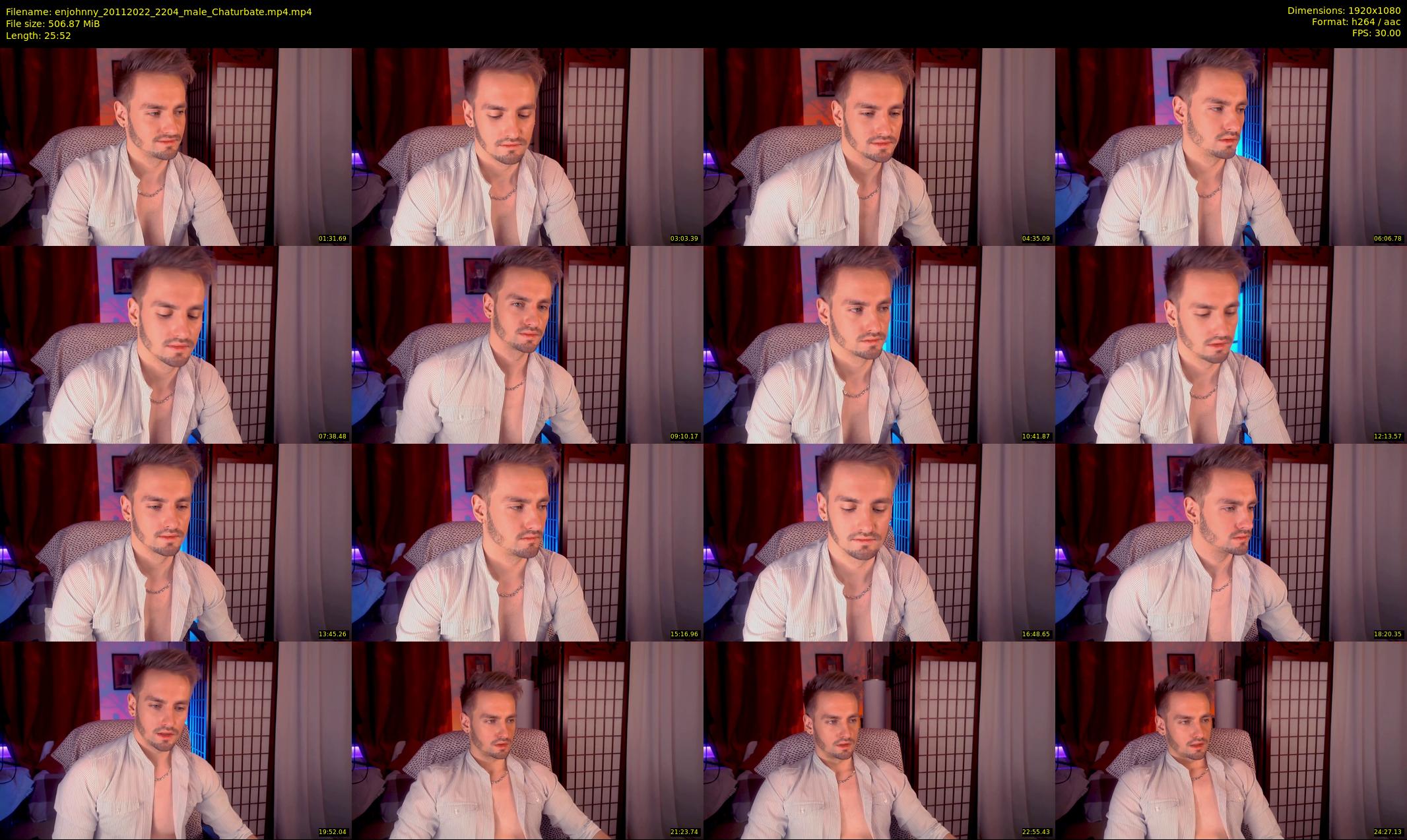 enjohnny — 26 minute Chaturbate male cam show recording, 1080p, Nov 20, 2022