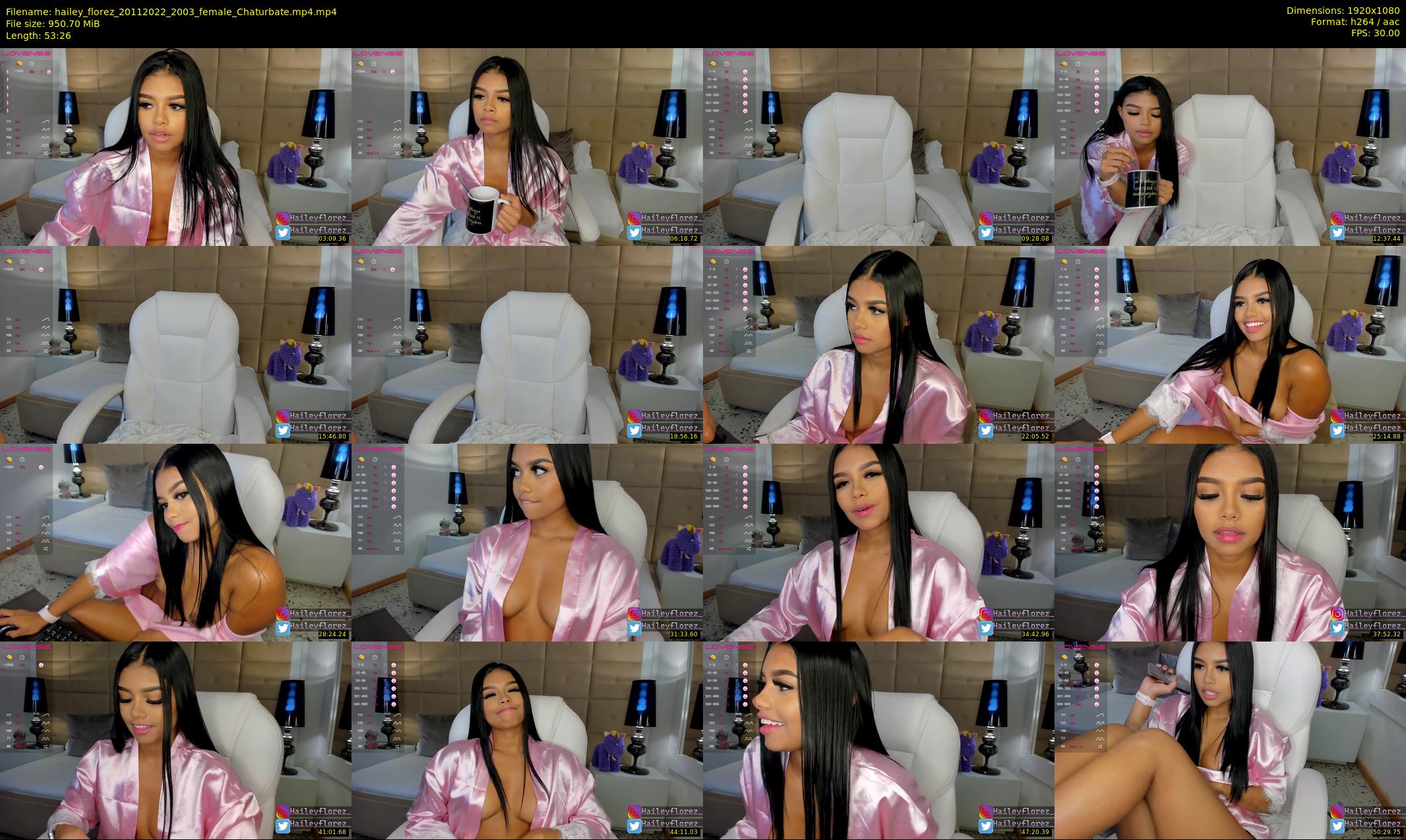 hailey_florez — 54 minute Chaturbate female cam show recording, 1080p, Nov 20, 2022