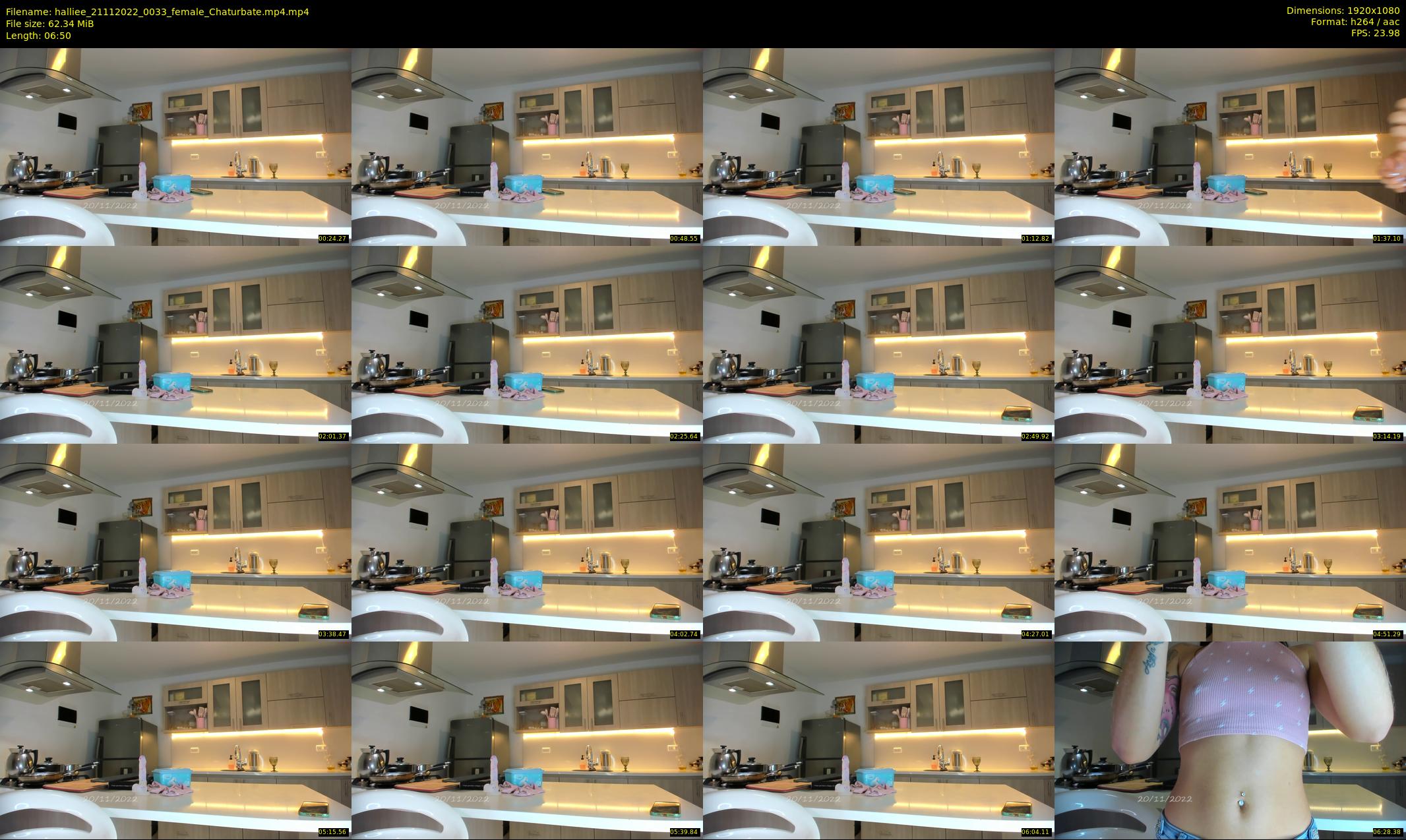 halliee — 7 minute Chaturbate couple cam show recording, 1080p, Nov 21, 2022