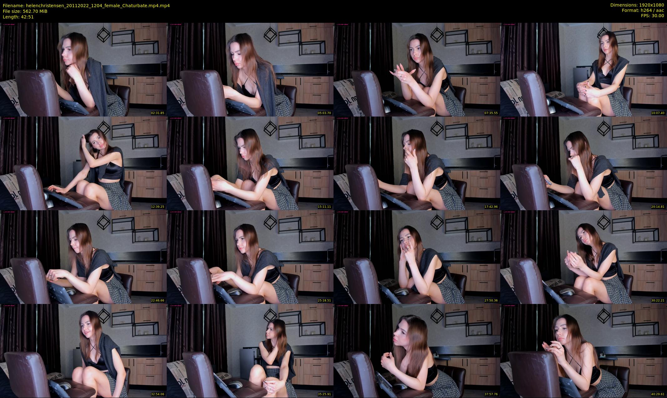 helenchristensen — 43 minute Chaturbate female cam show recording, 1080p, Nov 20, 2022