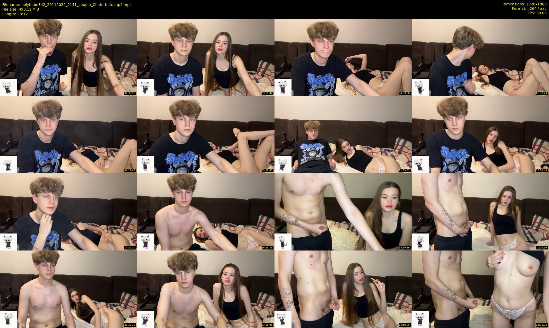 holybabe342 — 29 minute Chaturbate couple cam show recording, 1080p, Nov 20, 2022