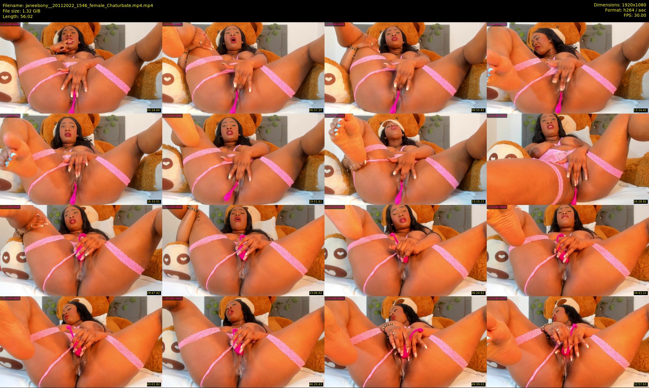 janeebony_ — 57 minute Chaturbate female cam show recording, 1080p, Nov 20, 2022