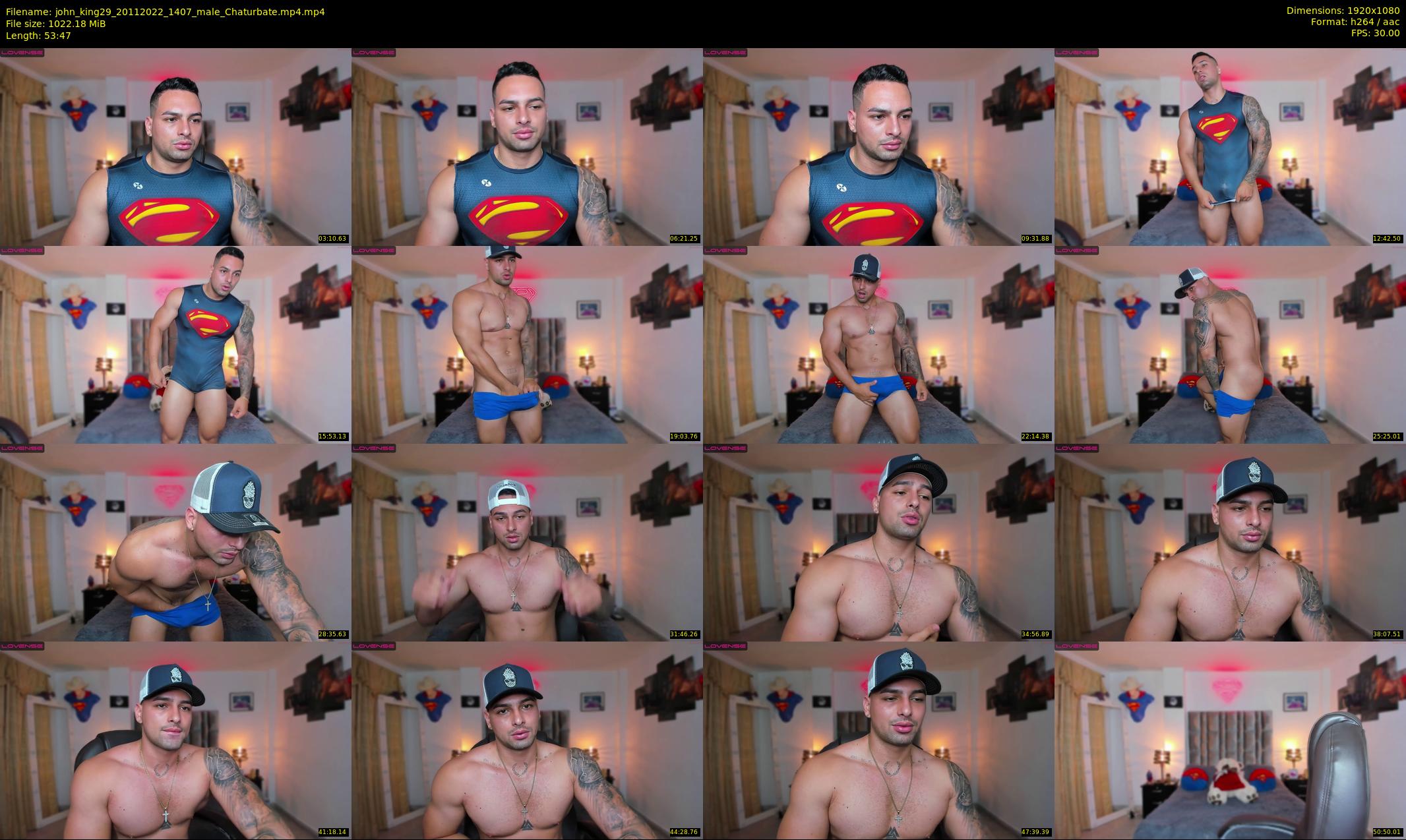 john_king29 — 54 minute Chaturbate male cam show recording, 1080p, Nov 20, 2022