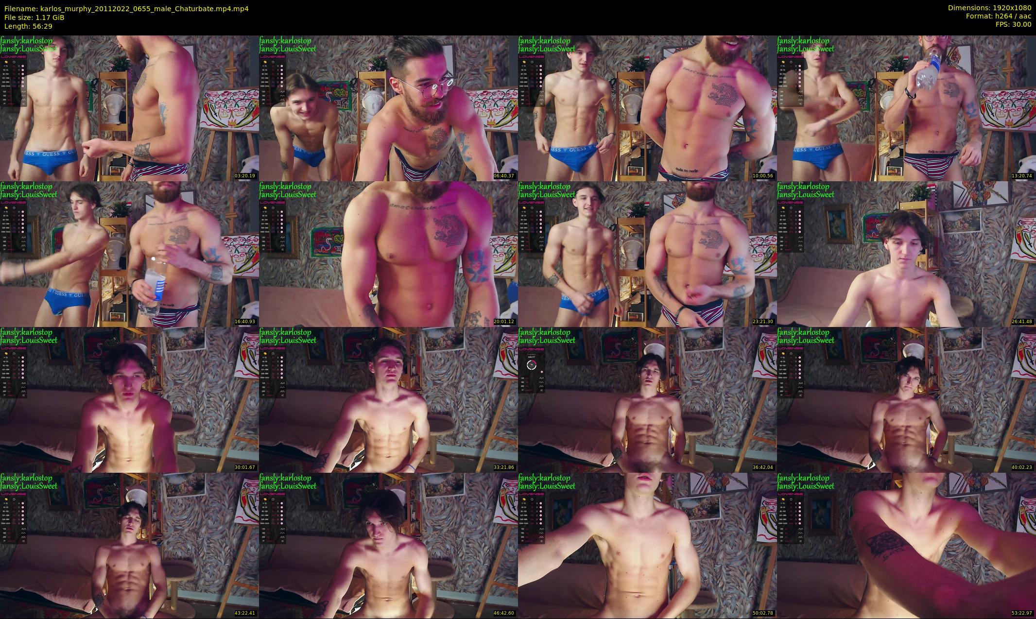 karlos_murphy — 57 minute Chaturbate male cam show recording, 1080p, Nov 20, 2022