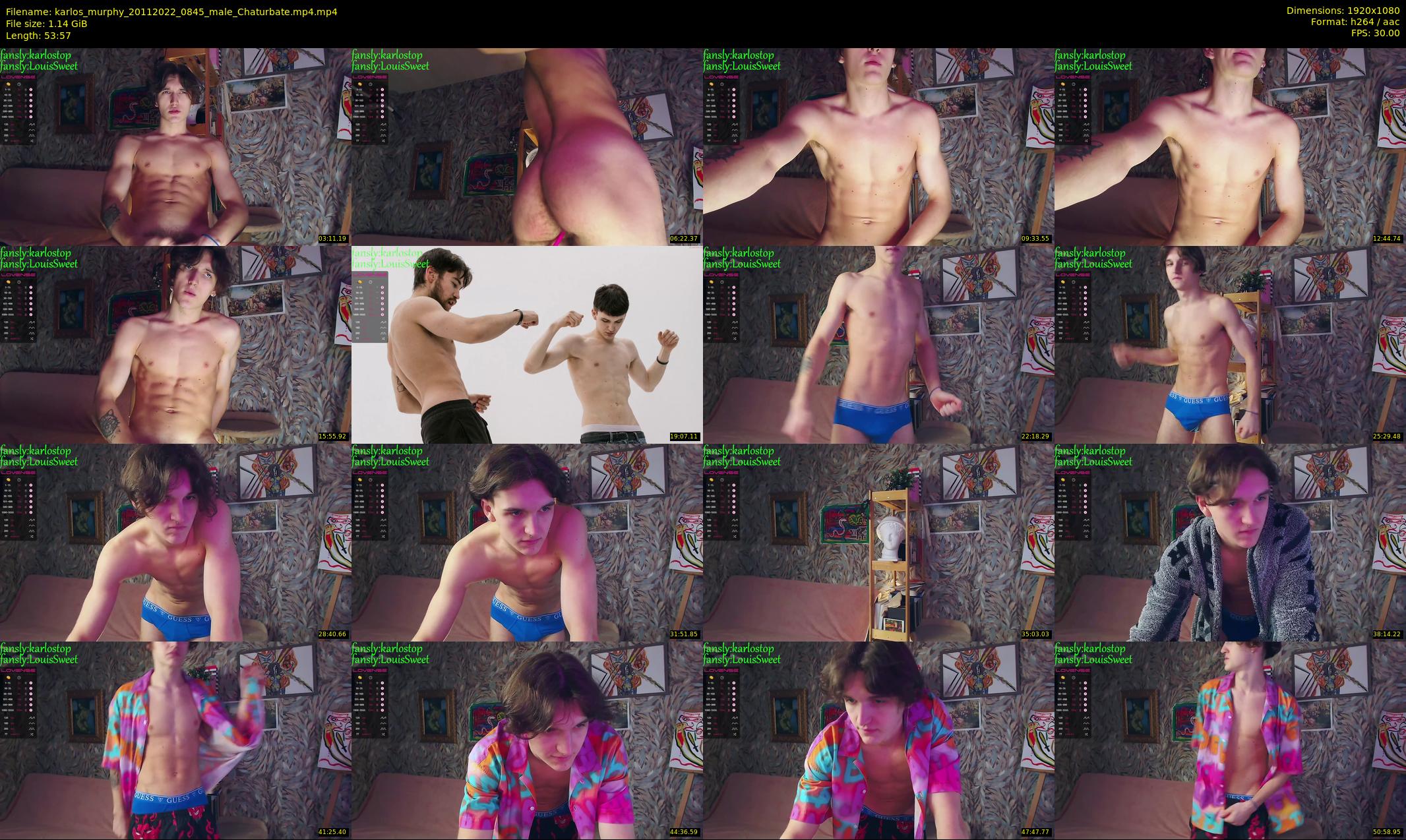 karlos_murphy — 54 minute Chaturbate male cam show recording, 1080p, Nov 20, 2022