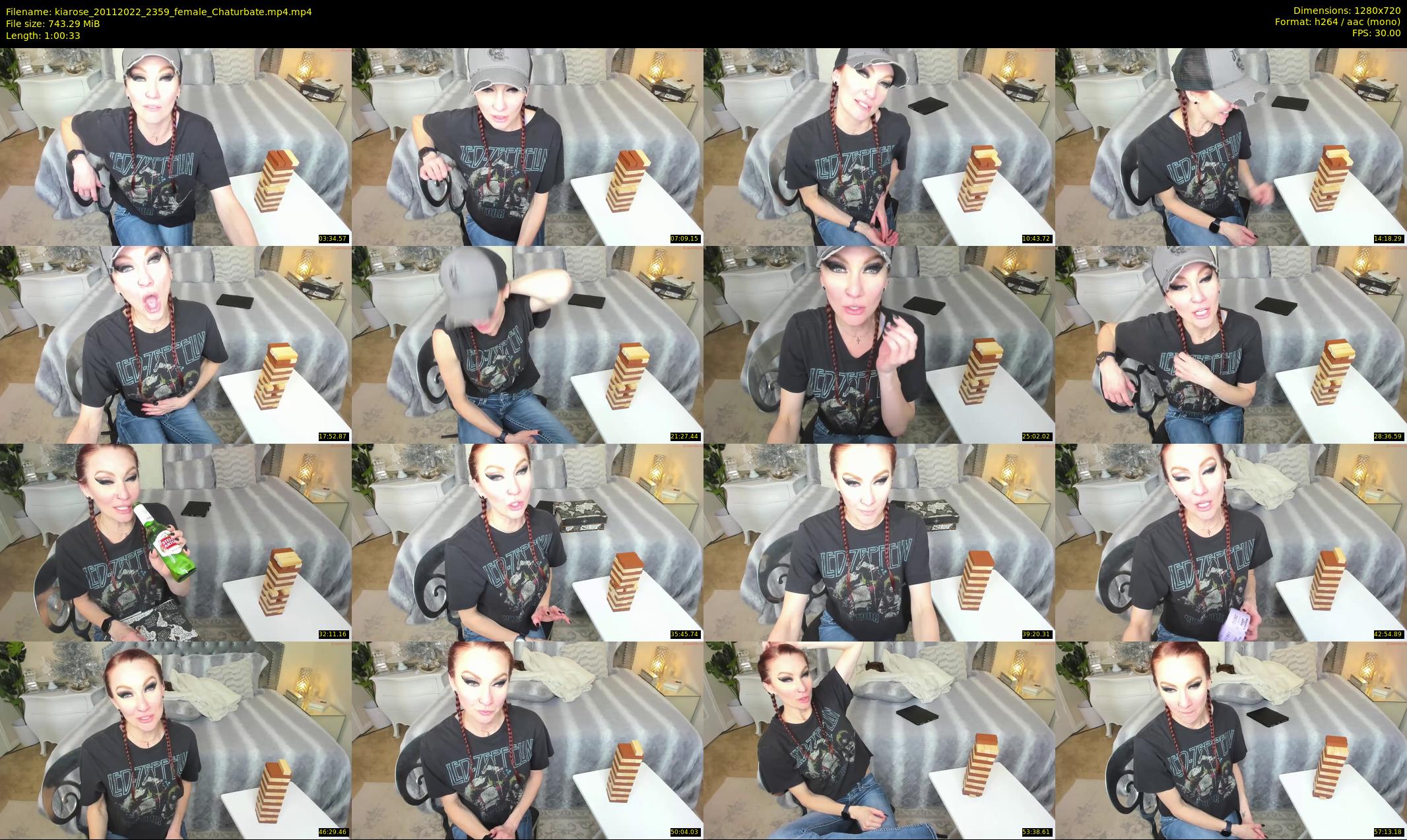 kiarose — 61 minute Chaturbate female cam show recording, 720p, Nov 20, 2022
