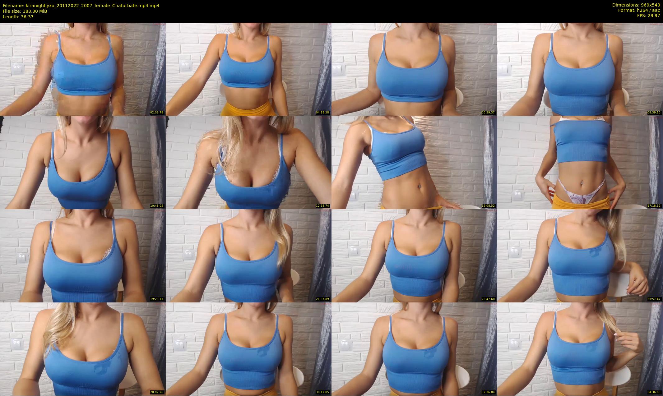 kiranightlyxo — 37 minute Chaturbate female cam show recording, 480p, Nov 20, 2022