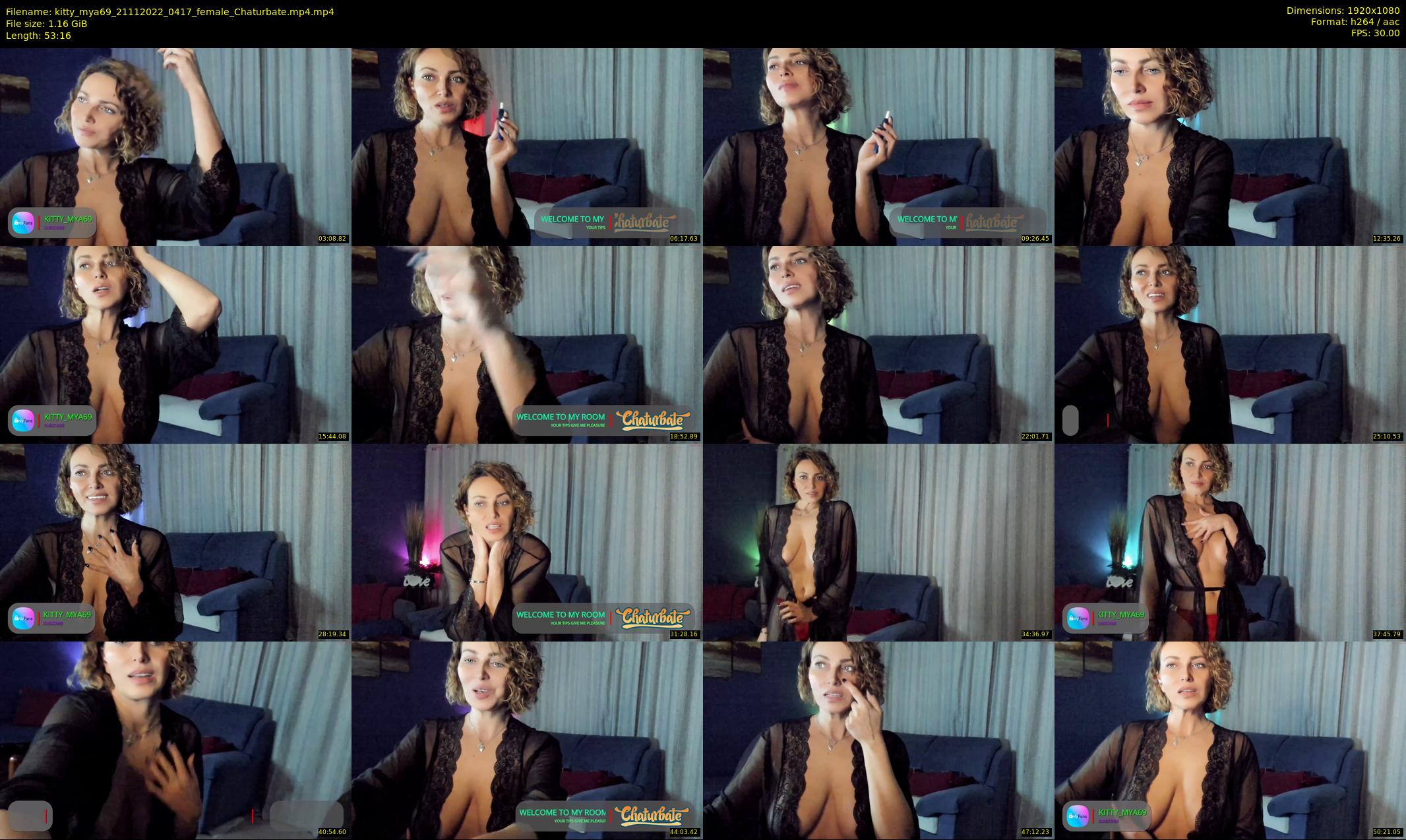 kitty_mya69 — 54 minute Chaturbate female cam show recording, 1080p, Nov 21, 2022