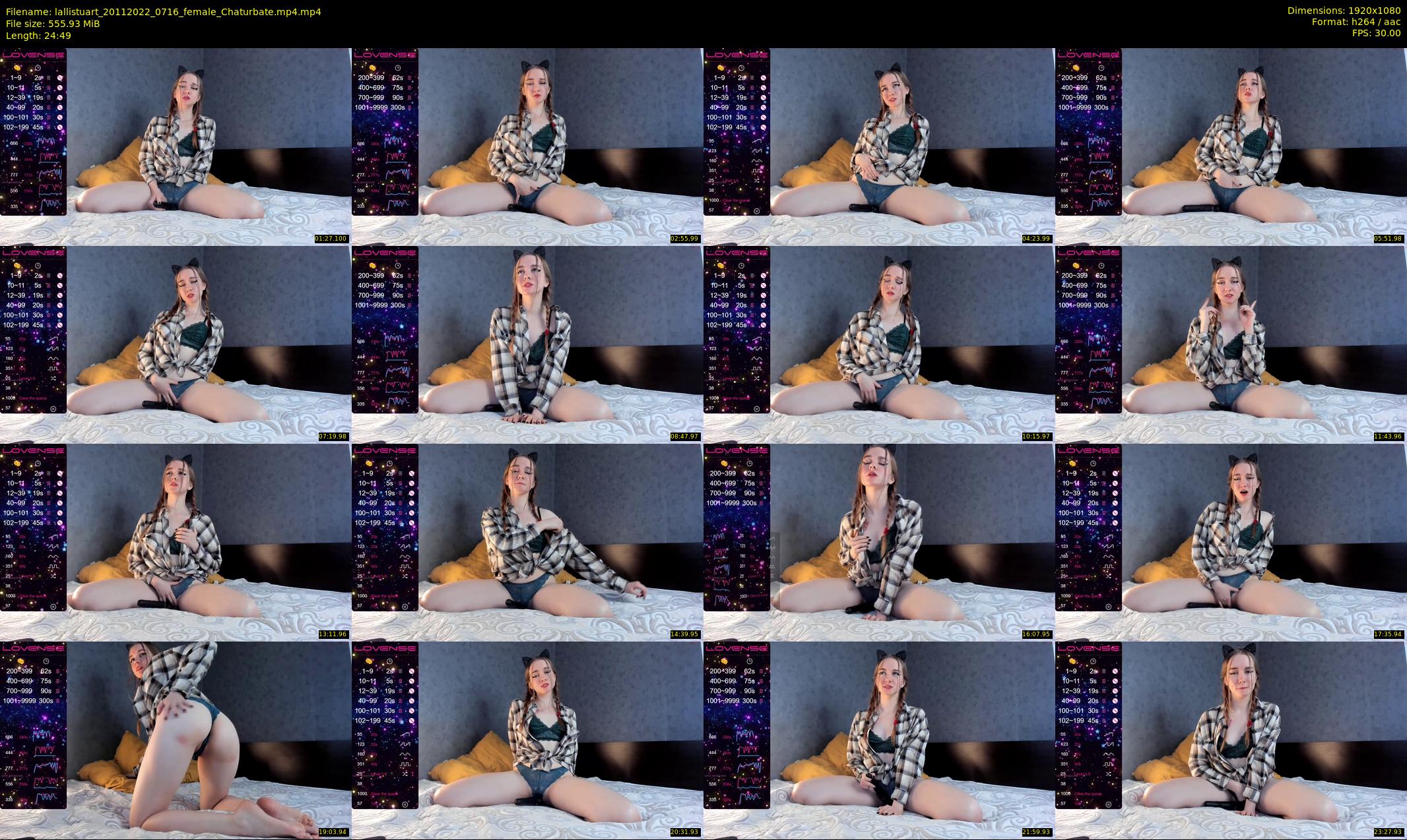 lallistuart — 25 minute Chaturbate female cam show recording, 1080p, Nov 20, 2022