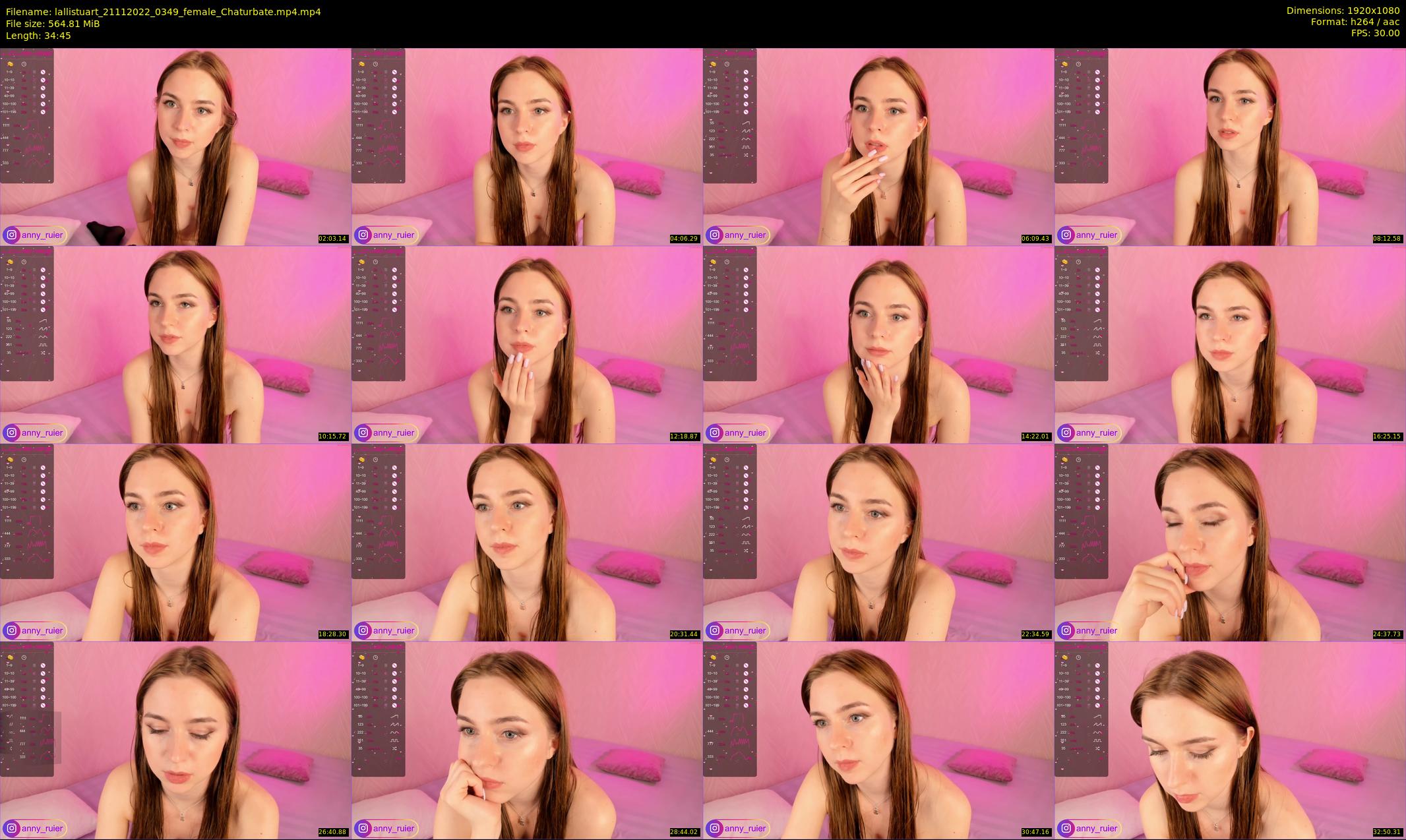 lallistuart — 35 minute Chaturbate female cam show recording, 1080p, Nov 21, 2022