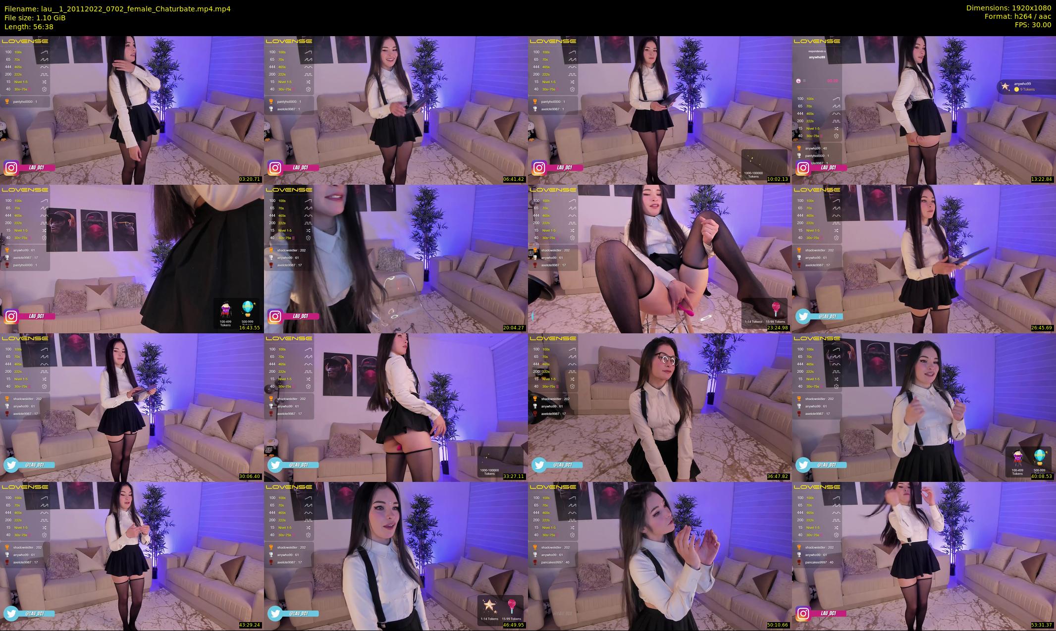 lau__1 — 57 minute Chaturbate female cam show recording, 1080p, Nov 20, 2022
