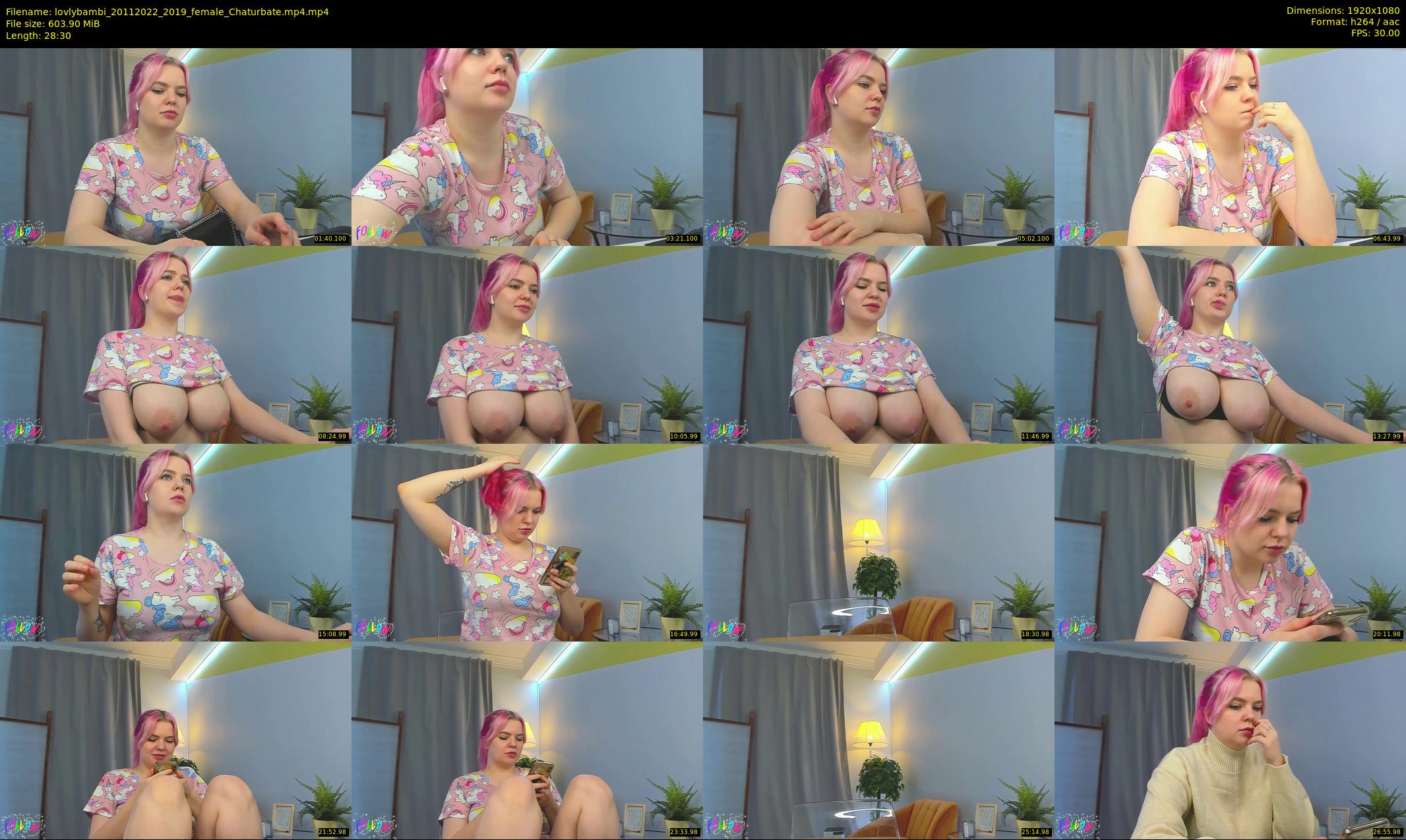 lovlybambi — 29 minute Chaturbate female cam show recording, 1080p, Nov 20, 2022