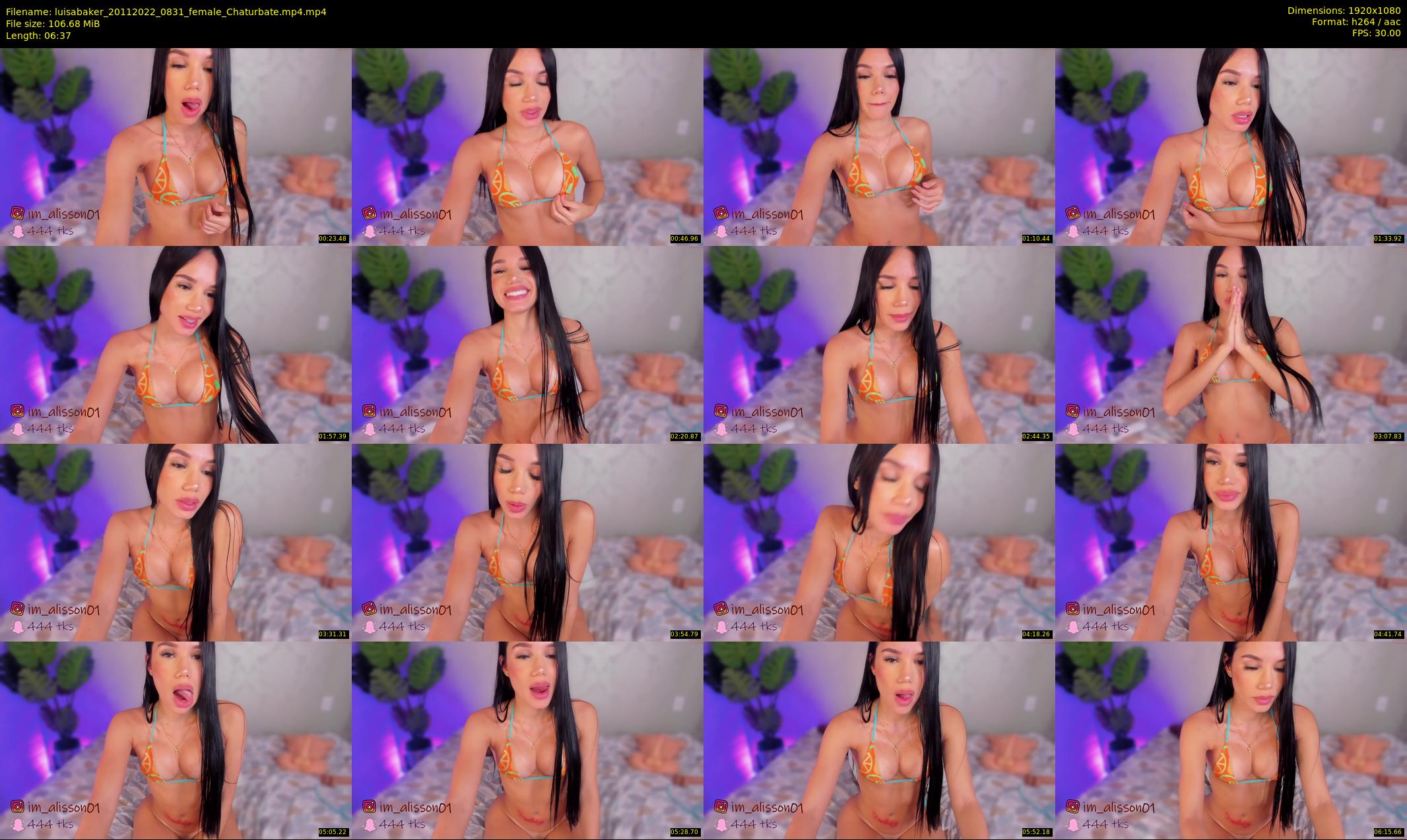 luisabaker — 7 minute Chaturbate female cam show recording, 1080p, Nov 20, 2022