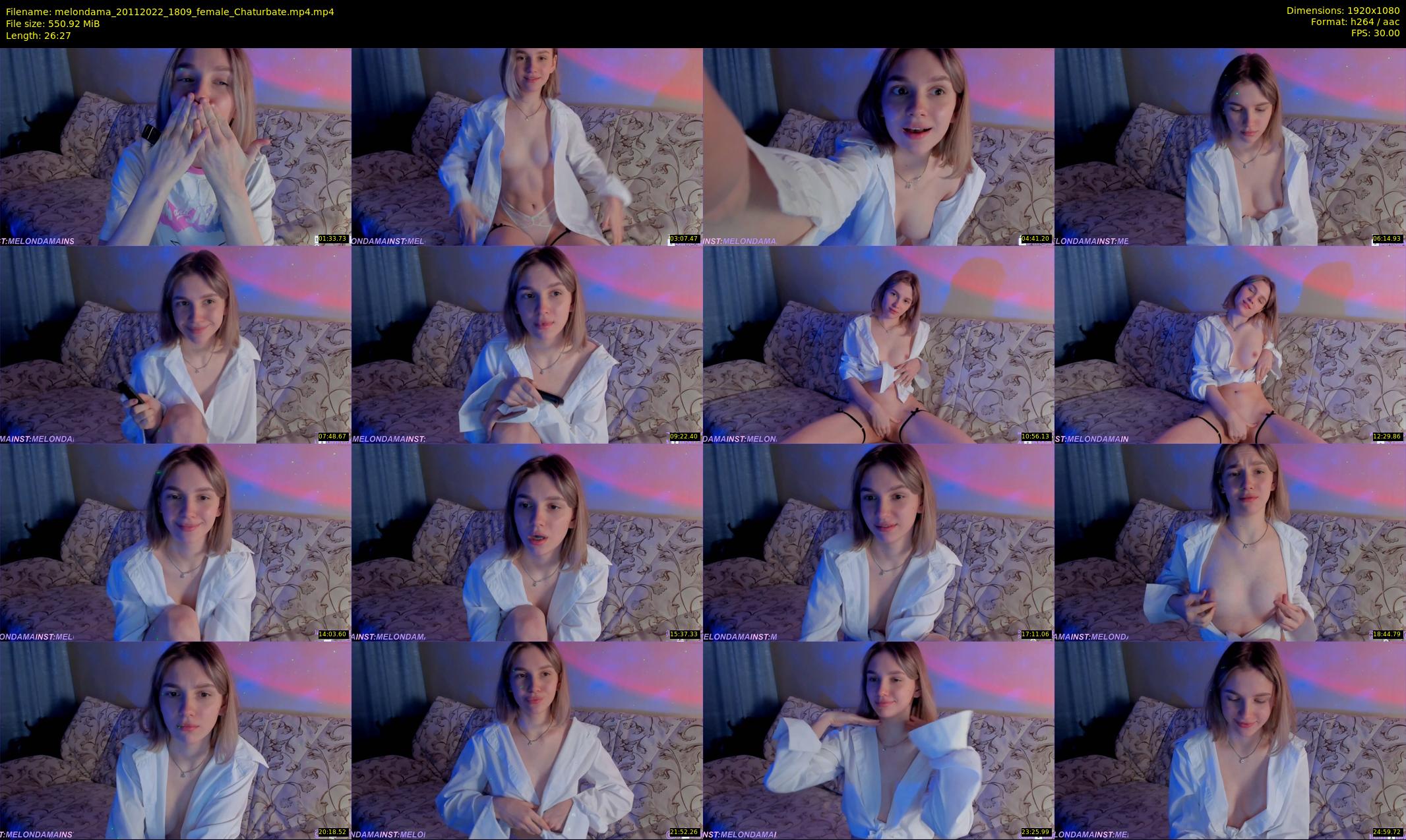 melondama — 27 minute Chaturbate female cam show recording, 1080p, Nov 20, 2022