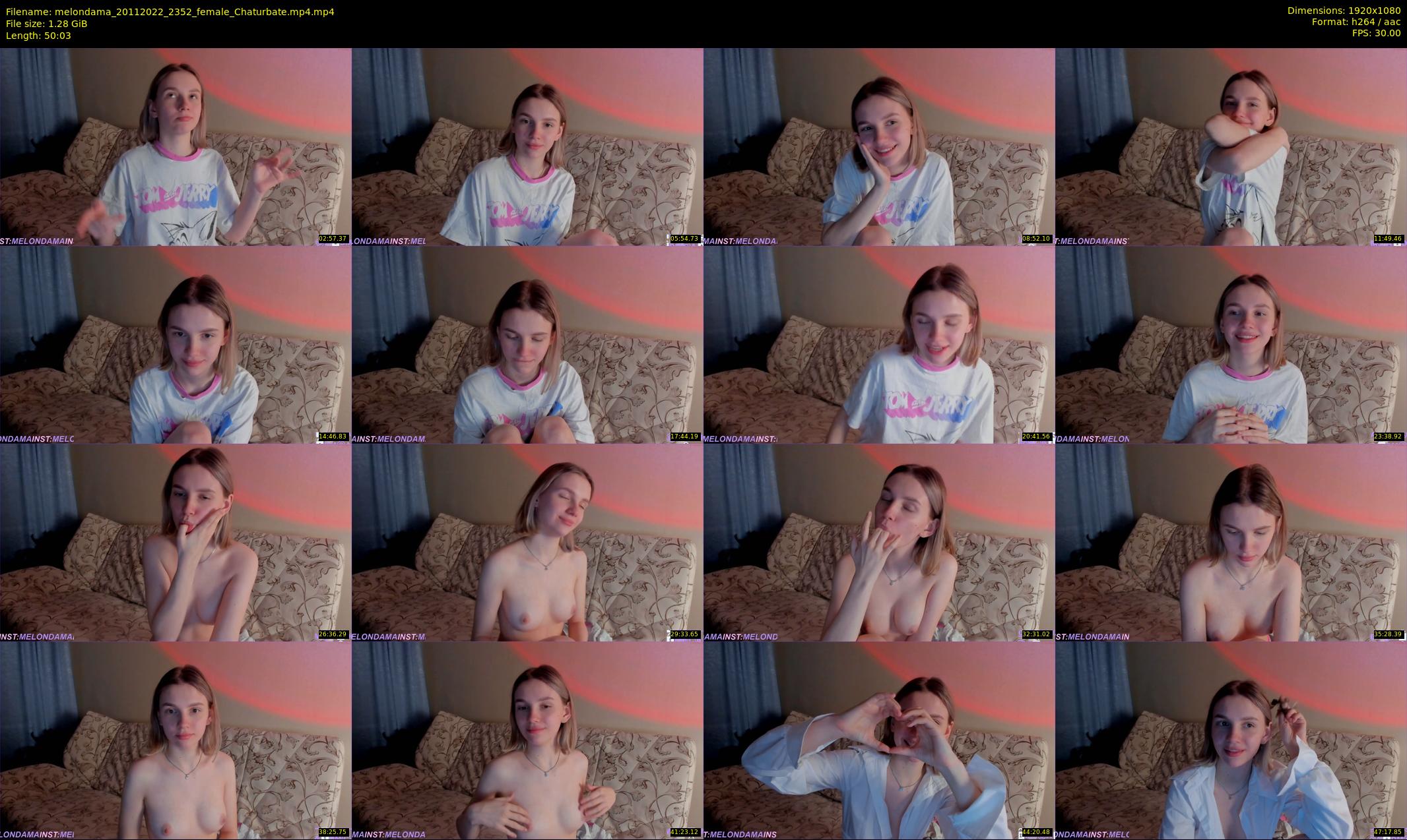 melondama — 51 minute Chaturbate female cam show recording, 1080p, Nov 20, 2022