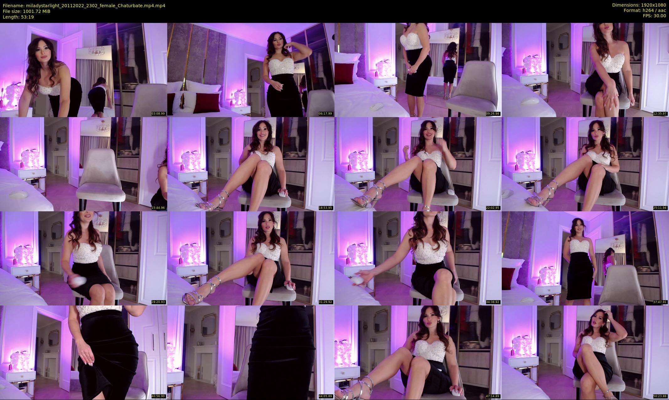 miladystarlight — 54 minute Chaturbate female cam show recording, 1080p, Nov 20, 2022