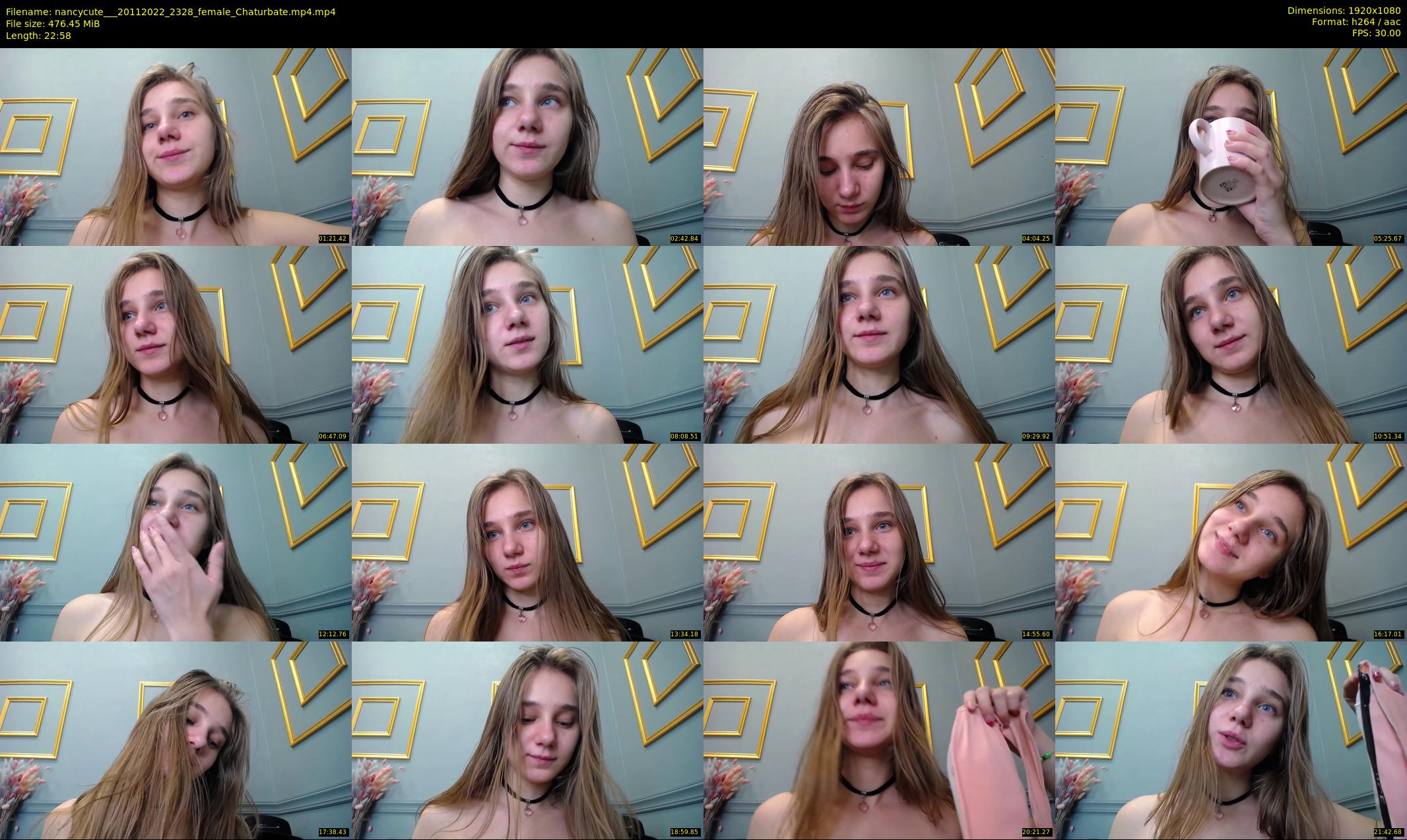 nancycute__ — 23 minute Chaturbate female cam show recording, 1080p, Nov 20, 2022