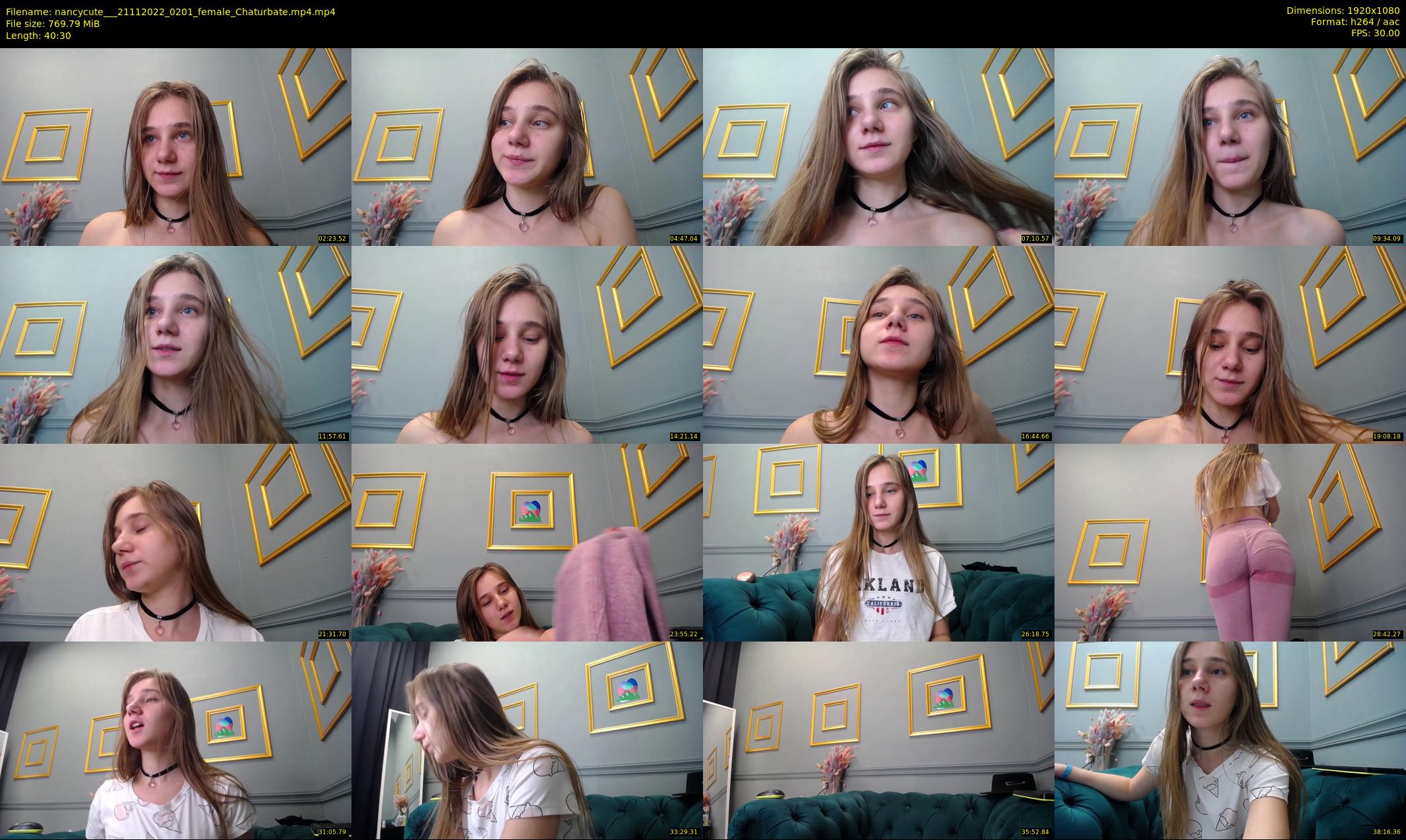 nancycute__ — 41 minute Chaturbate female cam show recording, 1080p, Nov 21, 2022