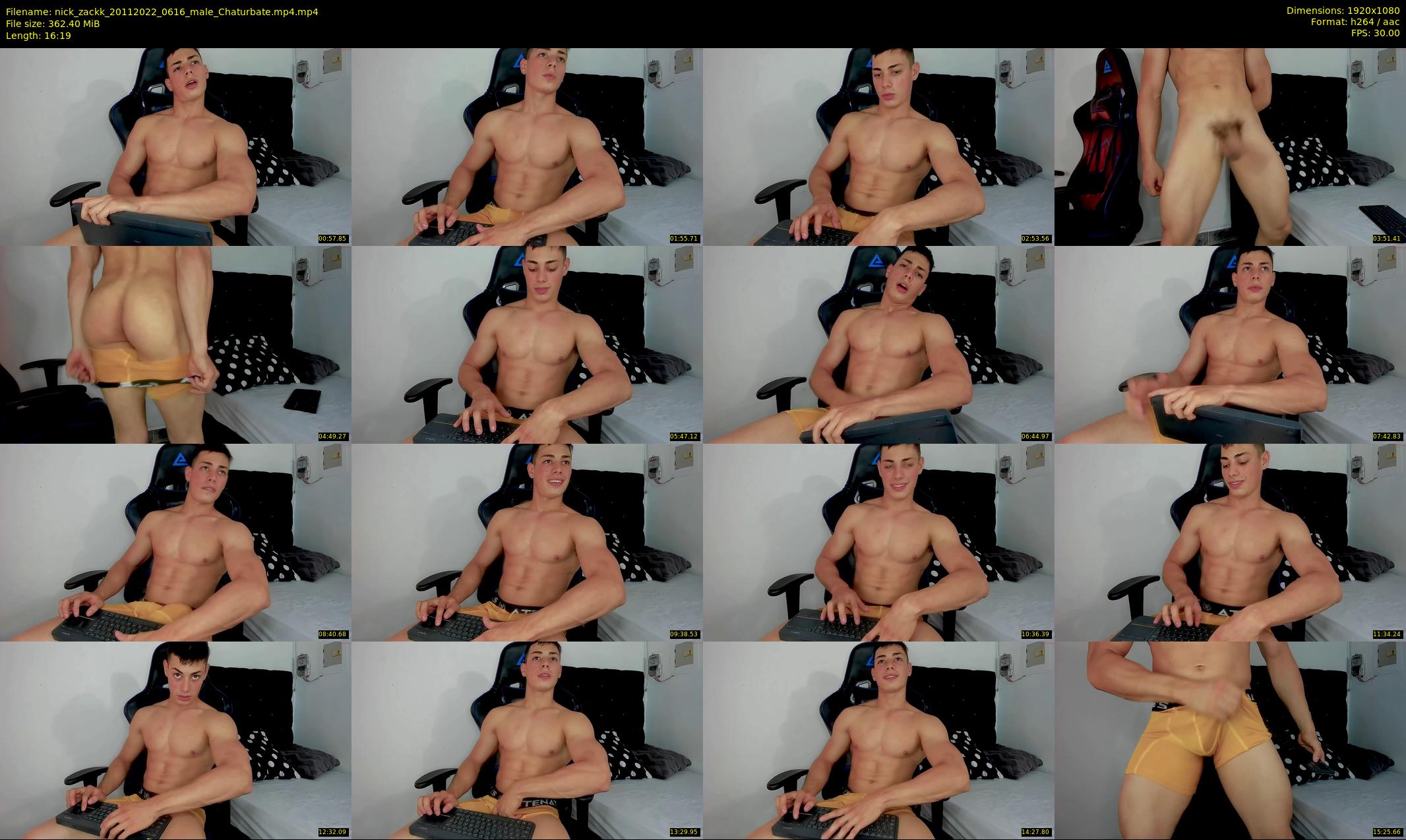 nick_zackk — 17 minute Chaturbate male cam show recording, 1080p, Nov 20, 2022