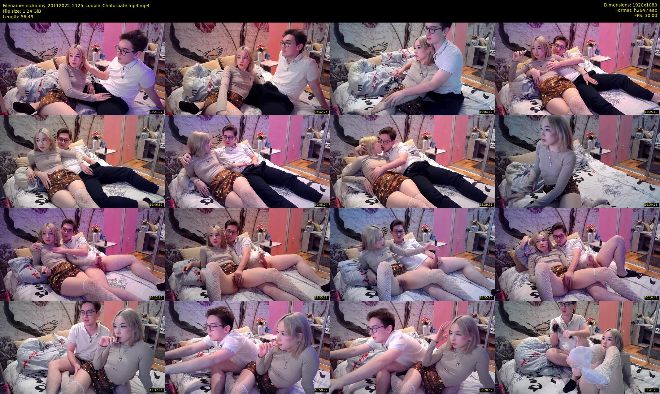 nickanny — 57 minute Chaturbate couple cam show recording, 1080p, Nov 20, 2022