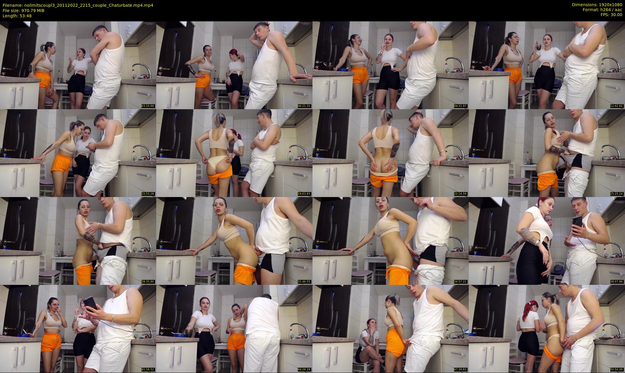 nolimitscoupl3 — 54 minute Chaturbate couple cam show recording, 1080p, Nov 20, 2022