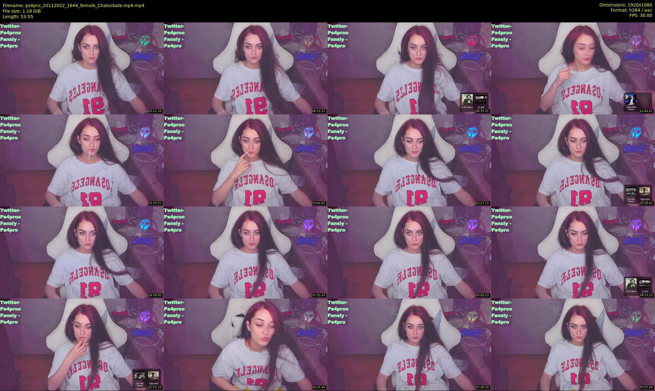 ps4pro — 54 minute Chaturbate female cam show recording, 1080p, Nov 20, 2022