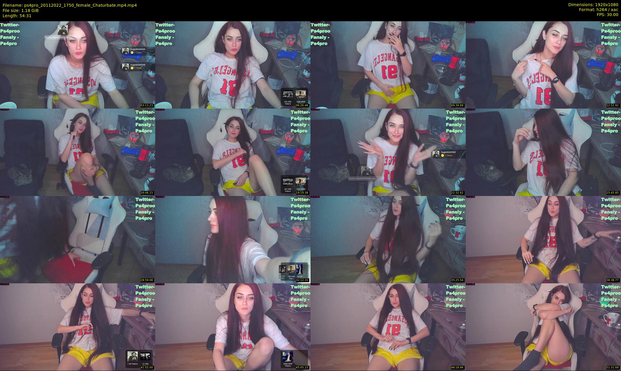 ps4pro — 55 minute Chaturbate female cam show recording, 1080p, Nov 20, 2022