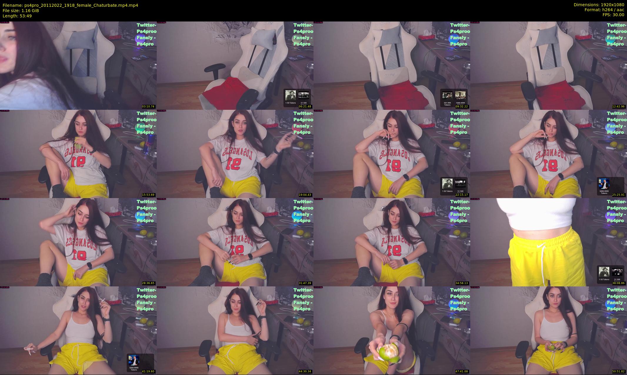 ps4pro — 54 minute Chaturbate female cam show recording, 1080p, Nov 20, 2022
