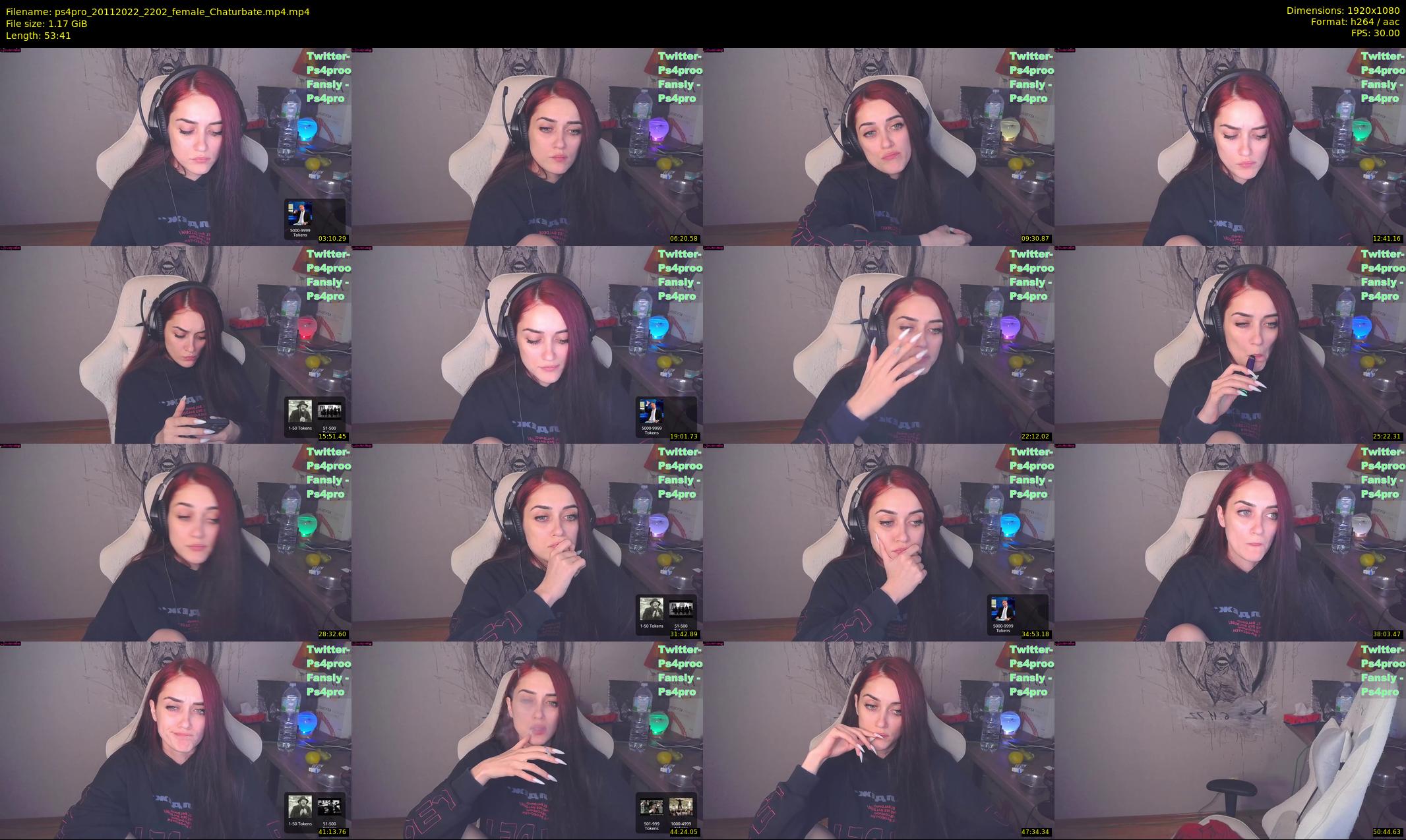 ps4pro — 54 minute Chaturbate female cam show recording, 1080p, Nov 20, 2022