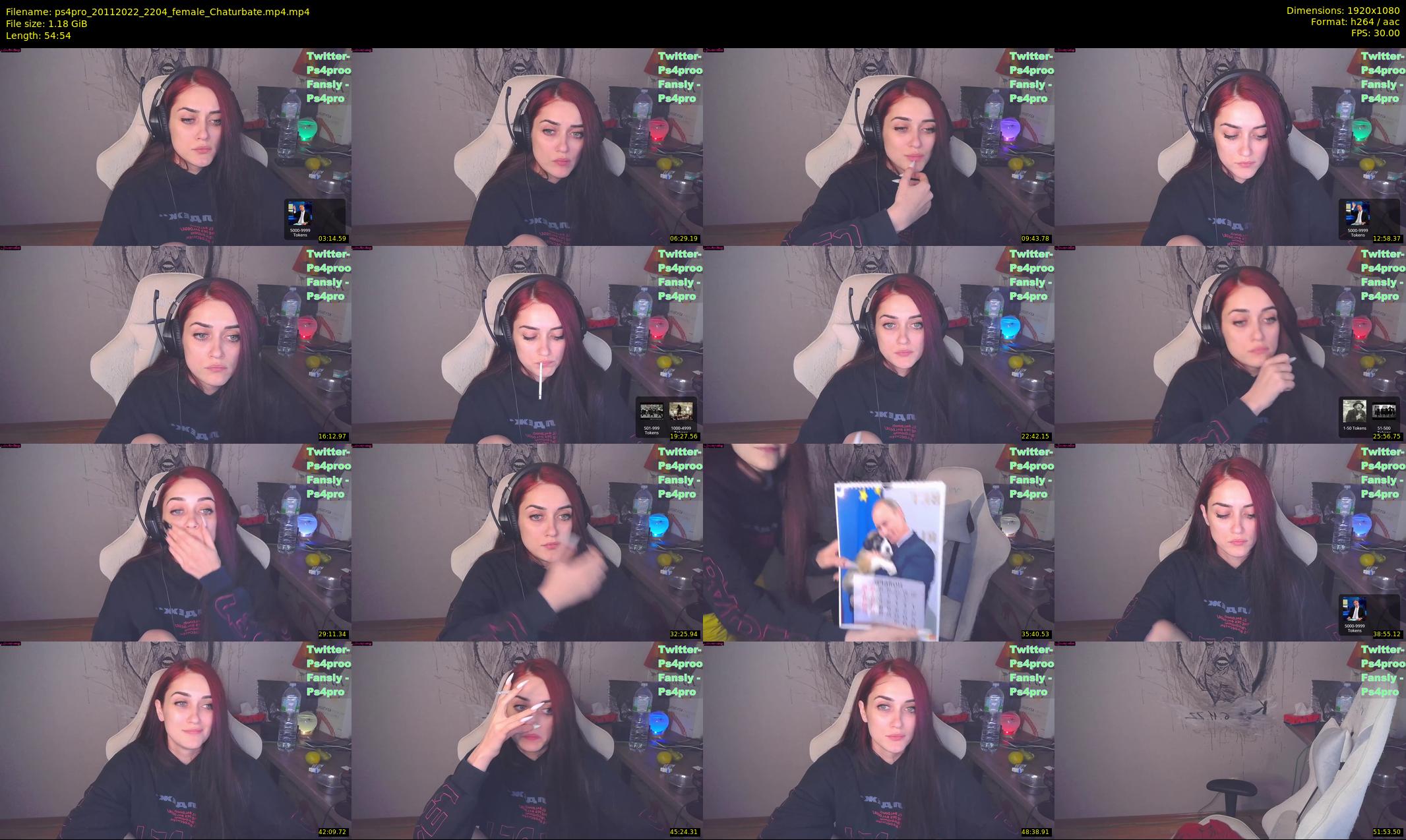 ps4pro — 55 minute Chaturbate female cam show recording, 1080p, Nov 20, 2022