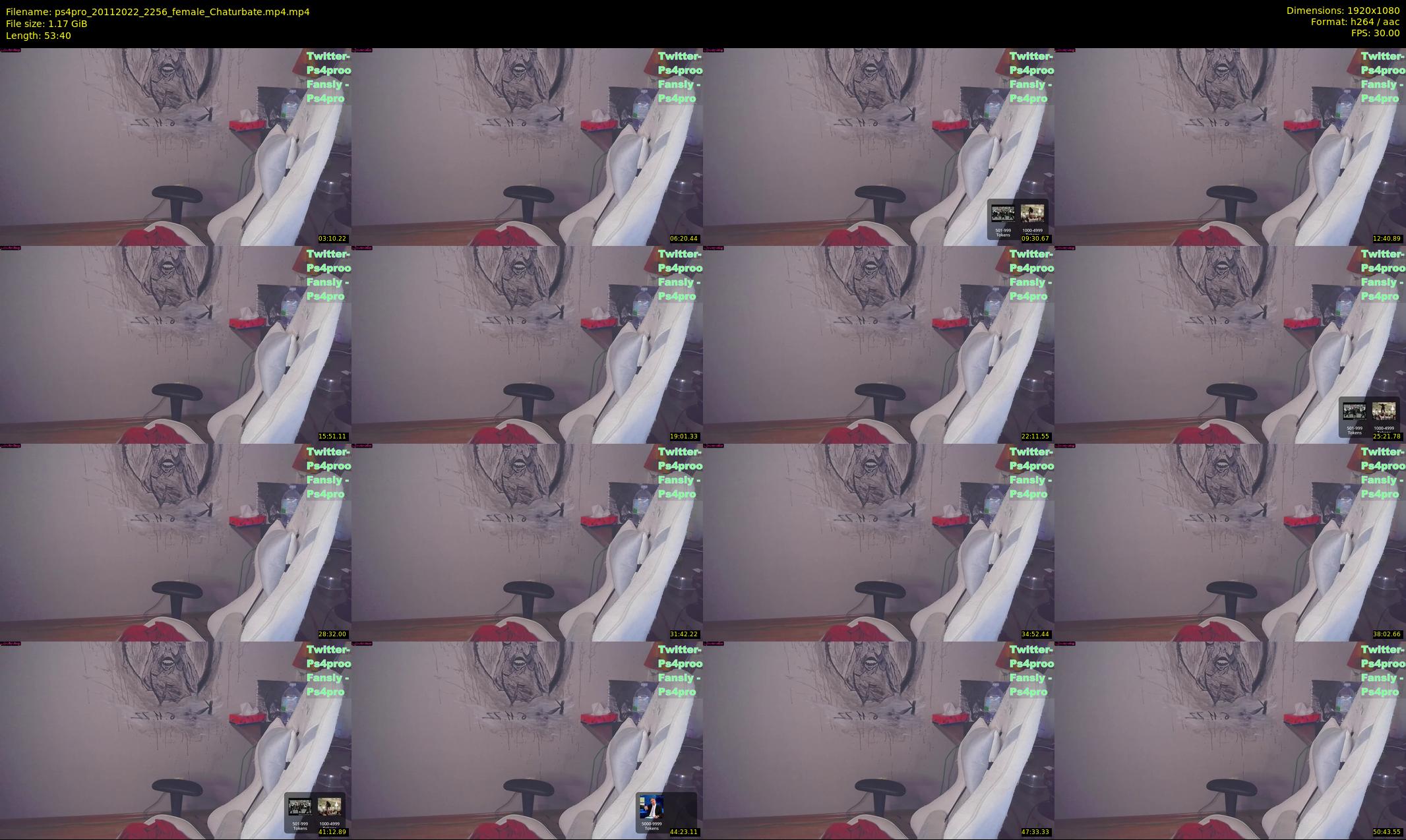 ps4pro — 54 minute Chaturbate female cam show recording, 1080p, Nov 20, 2022