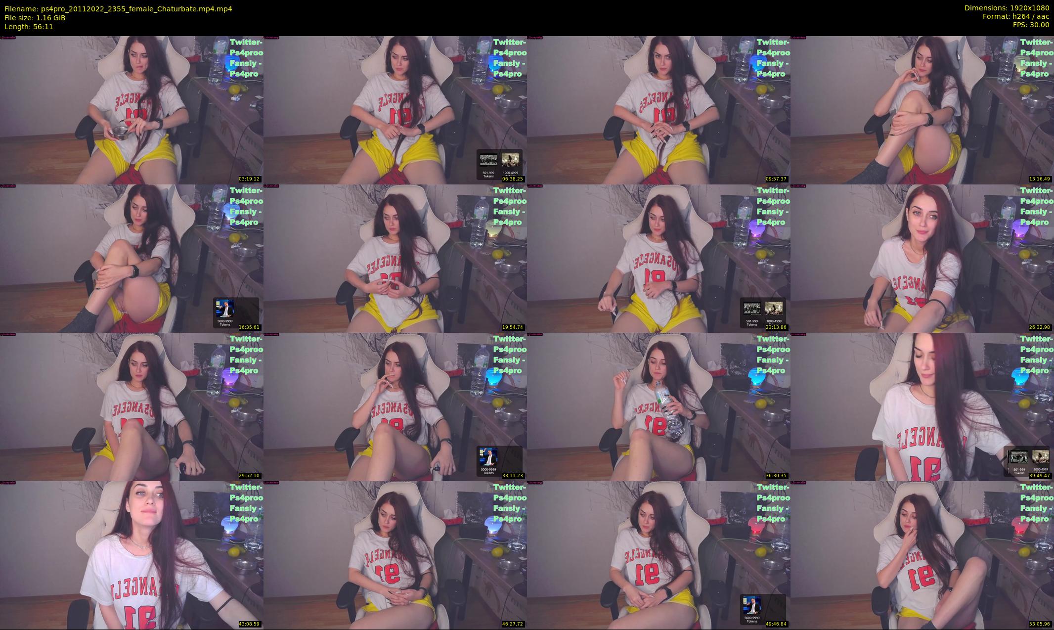 ps4pro — 57 minute Chaturbate female cam show recording, 1080p, Nov 20, 2022