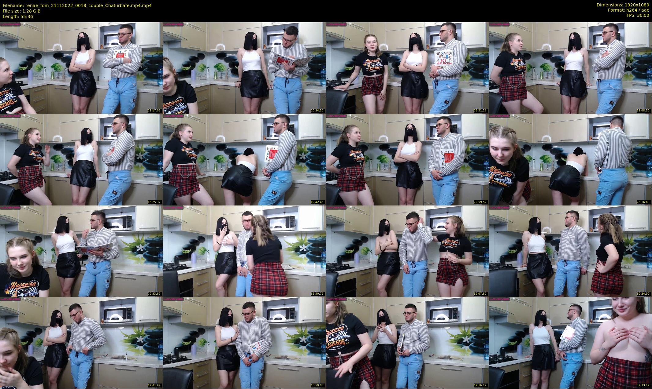 renae_tom — 56 minute Chaturbate couple cam show recording, 1080p, Nov 21, 2022