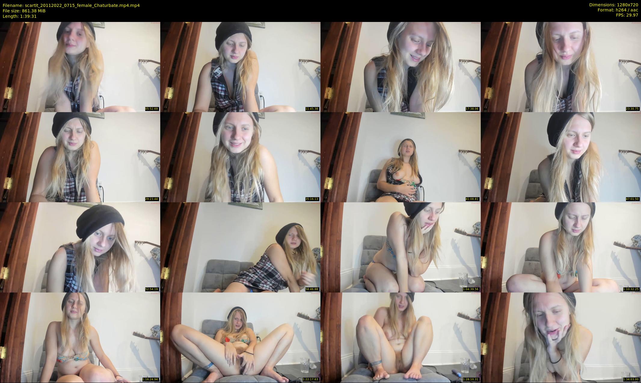 scartit — 100 minute Chaturbate female cam show recording, 720p, Nov 20, 2022