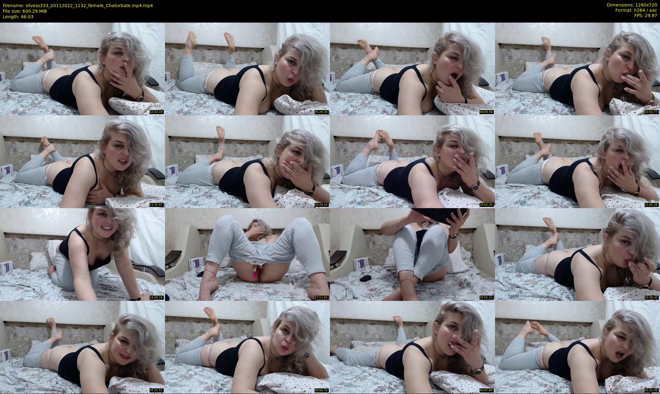 silvess333 — 47 minute Chaturbate female cam show recording, 720p, Nov 20, 2022