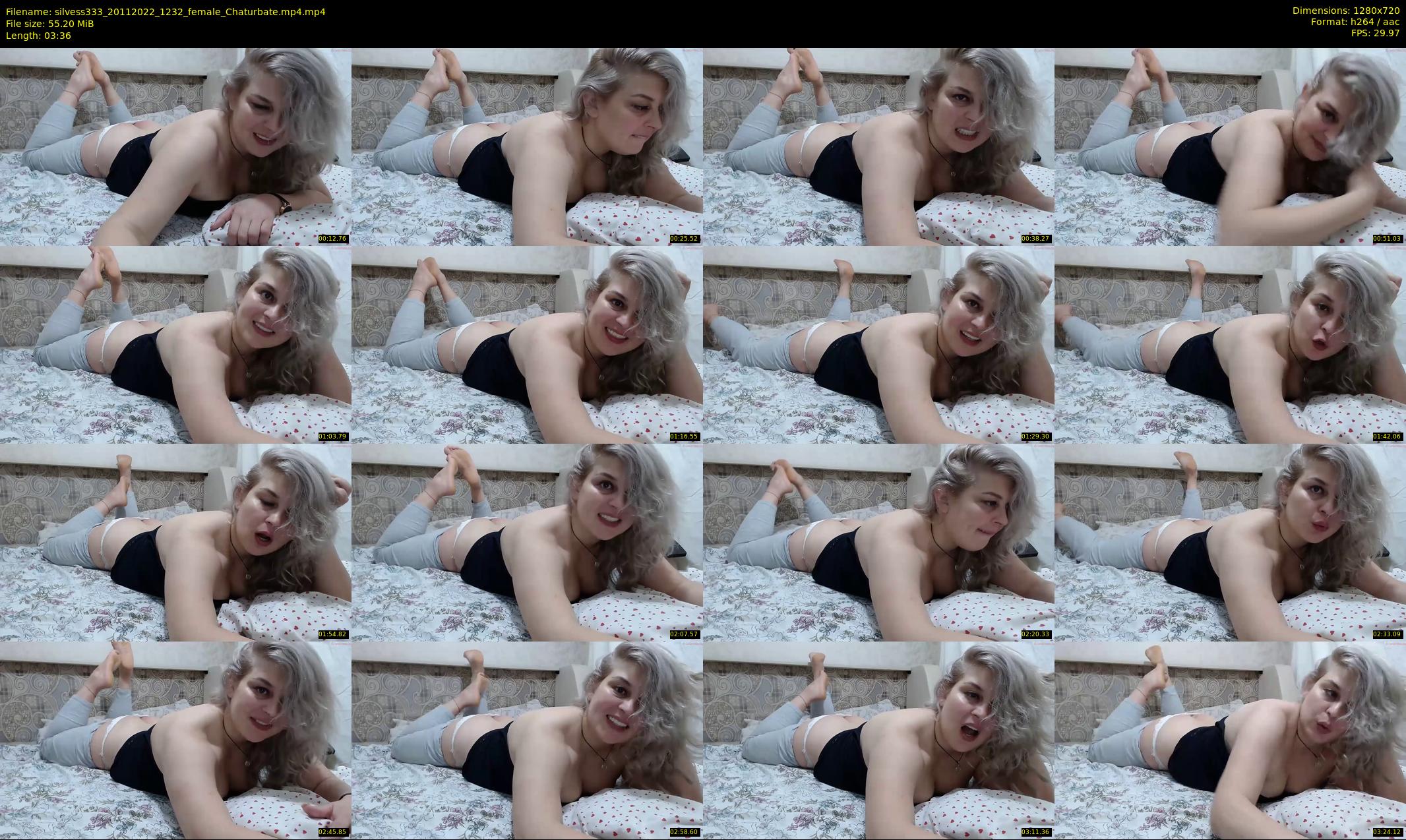 silvess333 — 4 minute Chaturbate female cam show recording, 720p, Nov 20, 2022
