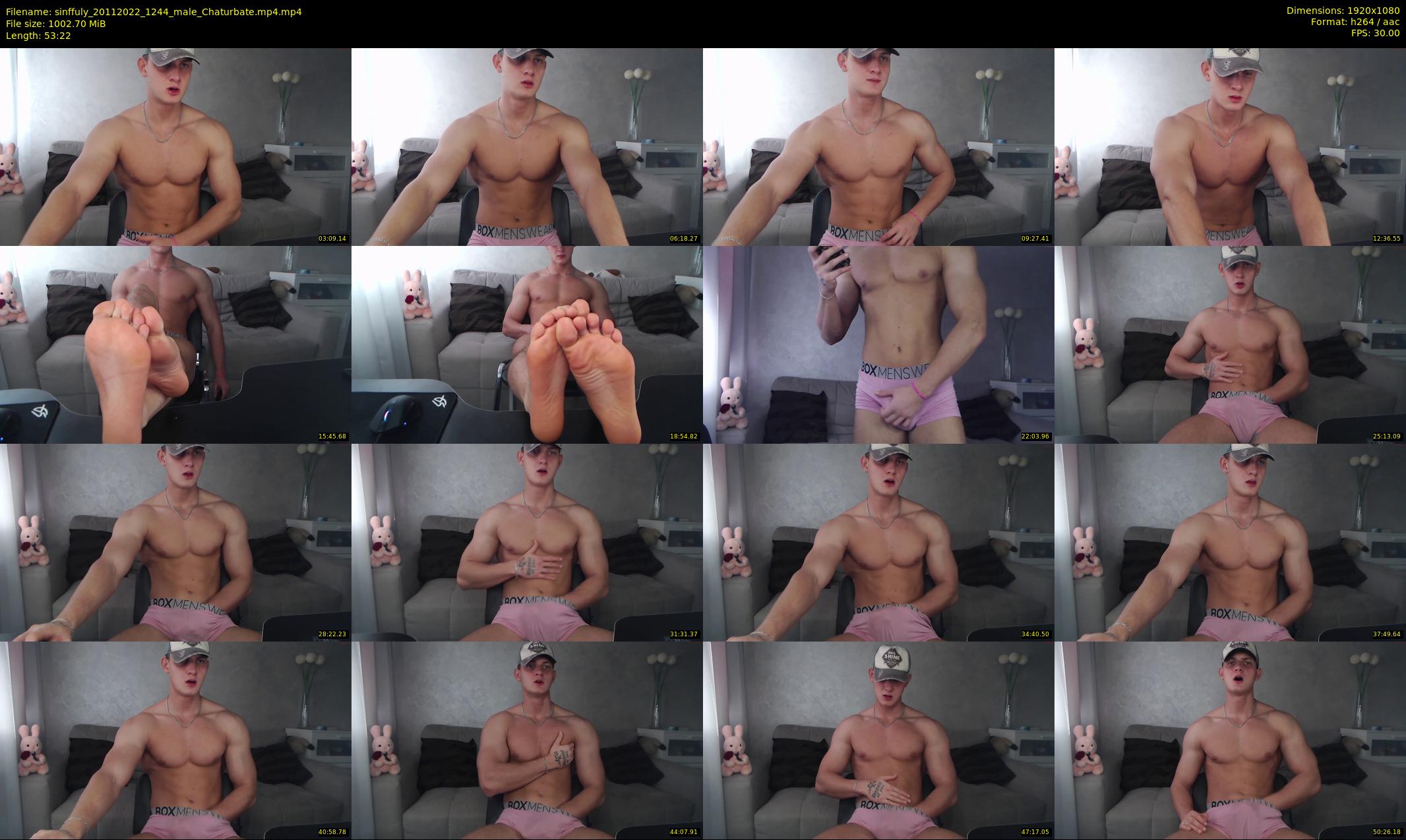 sinffuly — 54 minute Chaturbate male cam show recording, 1080p, Nov 20, 2022