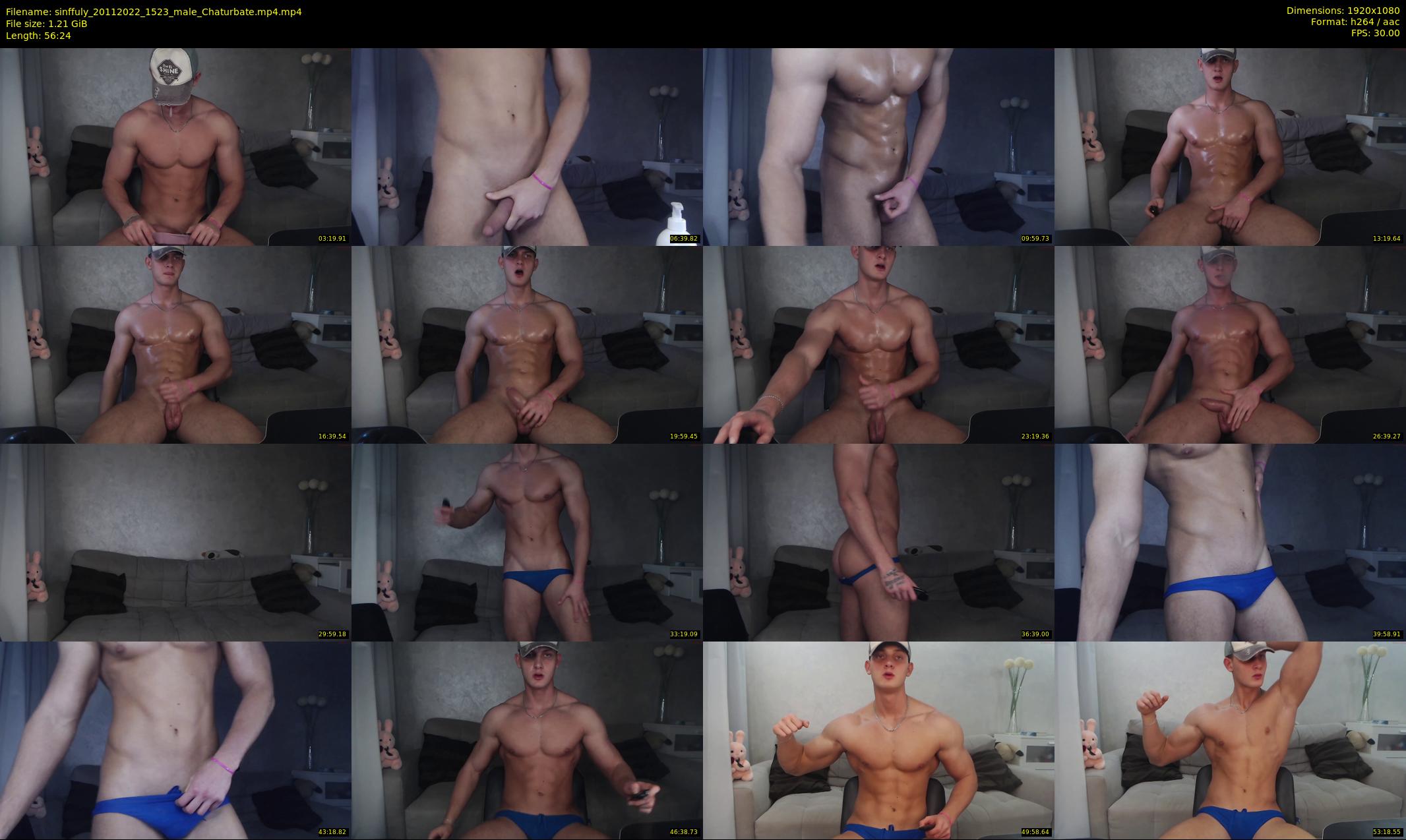 sinffuly — 57 minute Chaturbate male cam show recording, 1080p, Nov 20, 2022