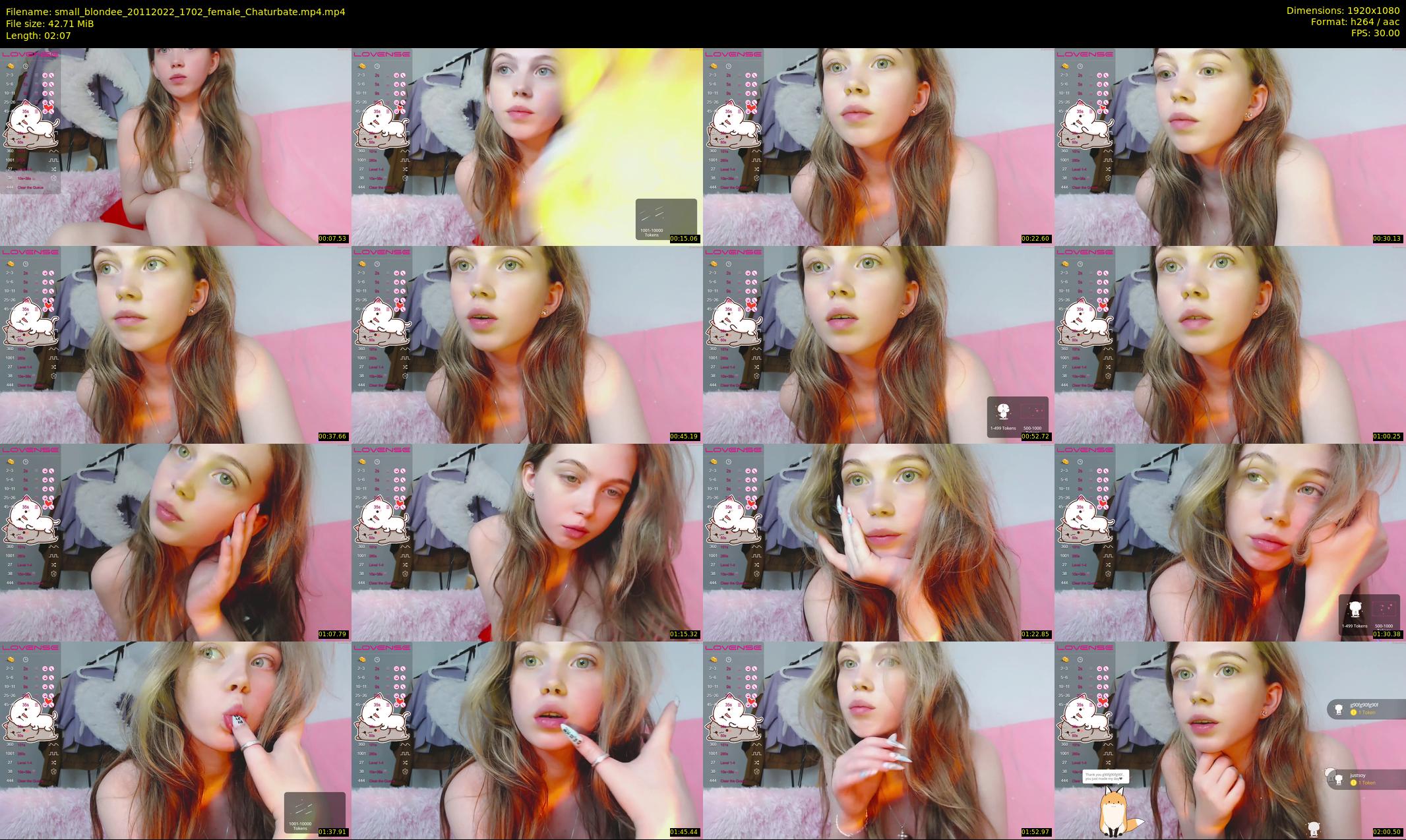 small_blondee — 3 minute Chaturbate female cam show recording, 1080p, Nov 20, 2022