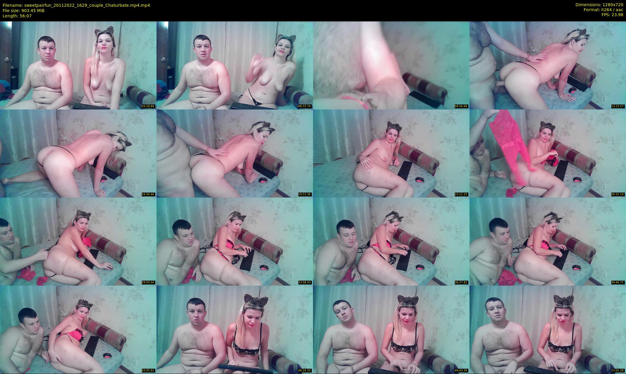 sweetpairfun — 57 minute Chaturbate couple cam show recording, 720p, Nov 20, 2022